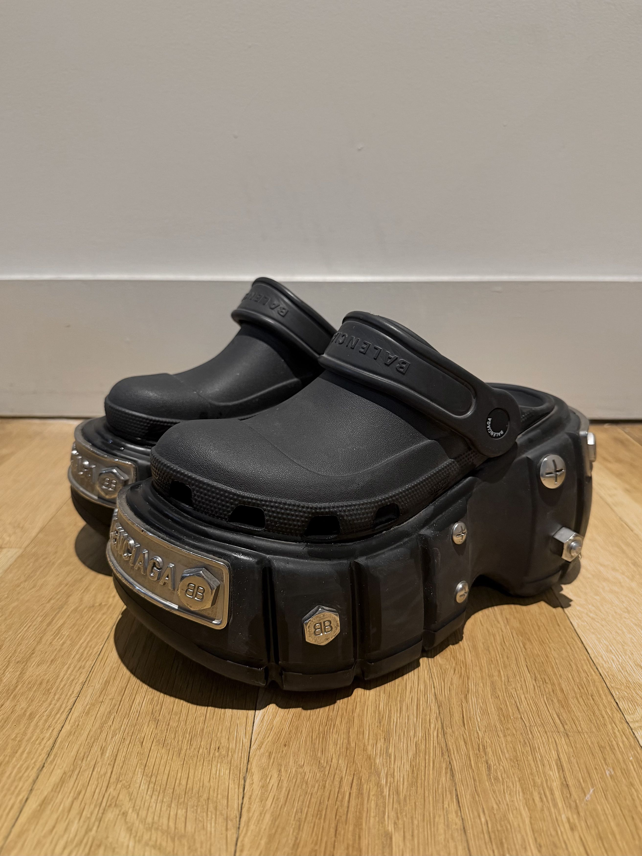Balenciaga Balenciaga x Crocs HardCrocs Mules Size US 4 / IT 34 - 1 Thumbnail