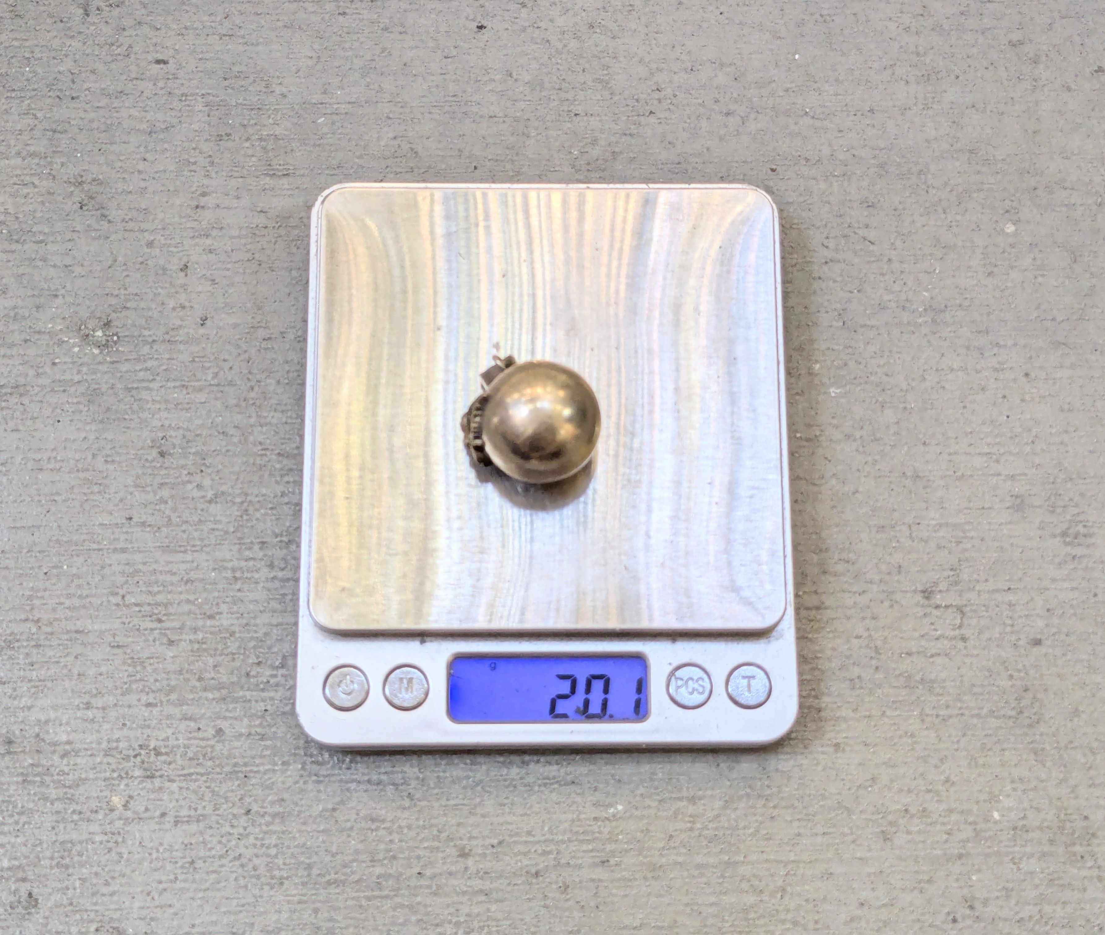 Vintage Vintage Alpaca Silver Chime Pendant Angel Sphere Bell Brass Size ONE SIZE - 11 Thumbnail