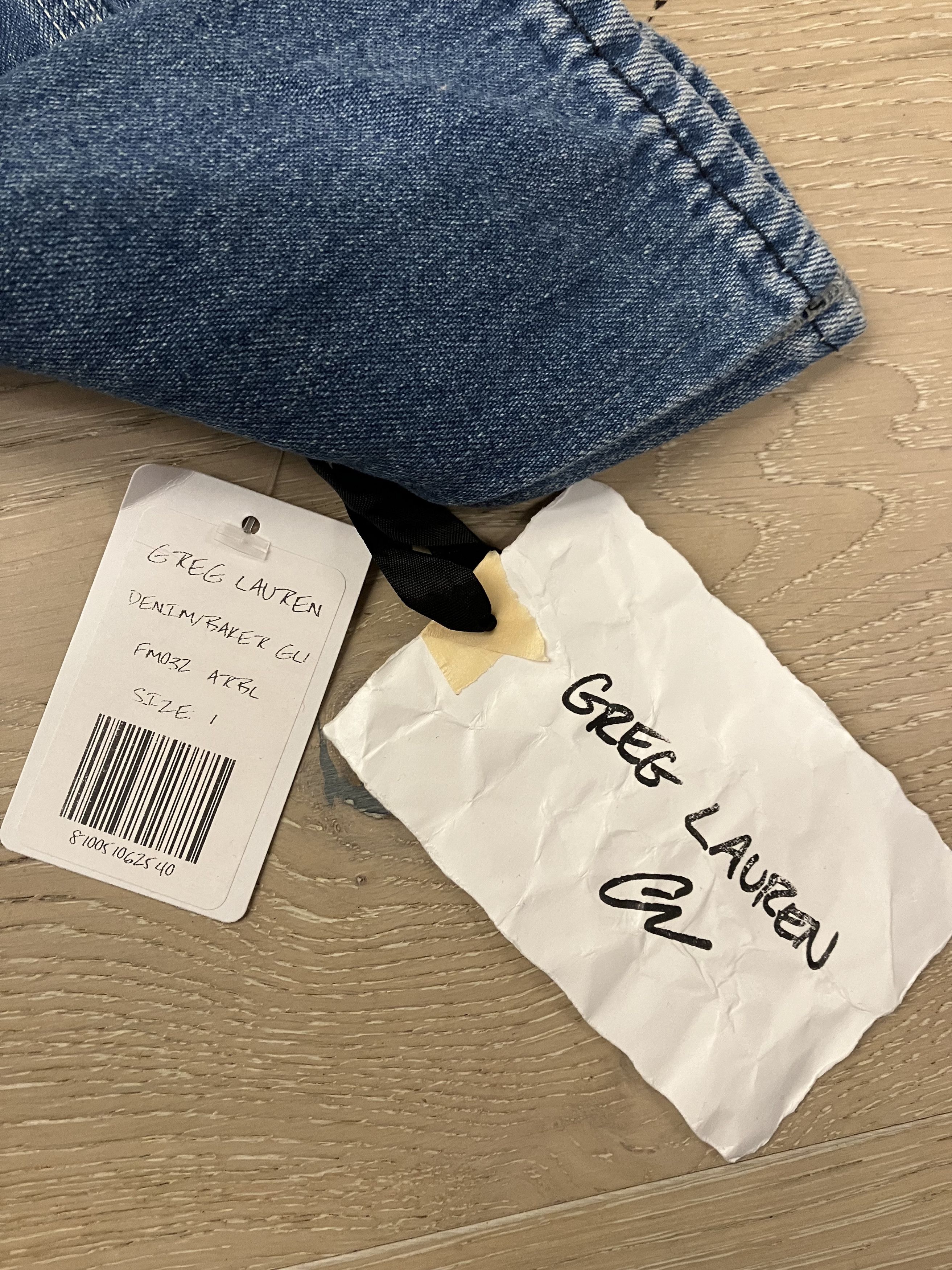 Greg Lauren $1800 Greg Lauren Denim Baker GL1 Small (Size 1) Size US S / EU 44-46 / 1 - 10 Thumbnail