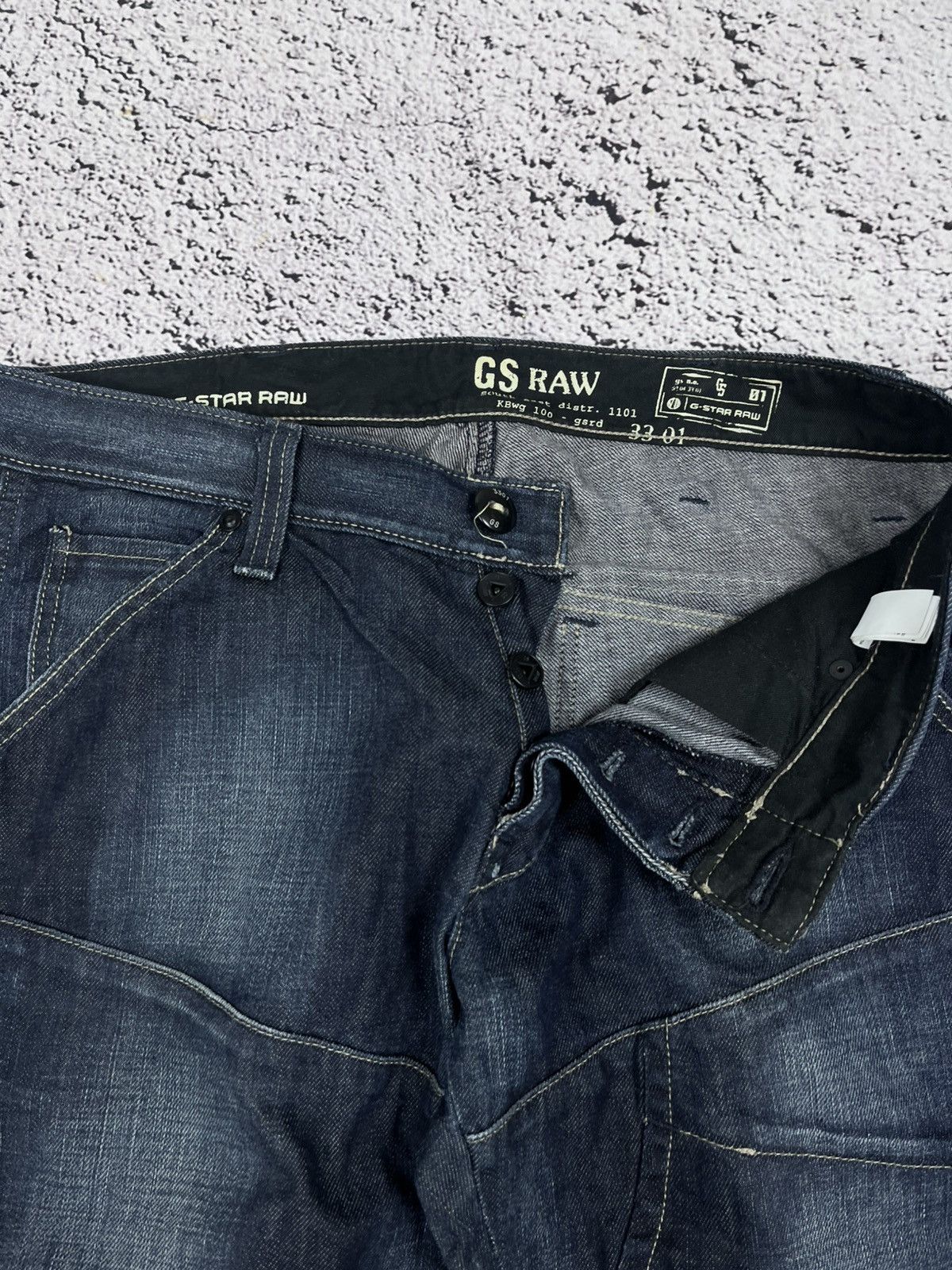 G-Star Vintage Japanese G Star Double Knee Jeans Pants Workwear Size US 34 / EU 50 - 6 Thumbnail