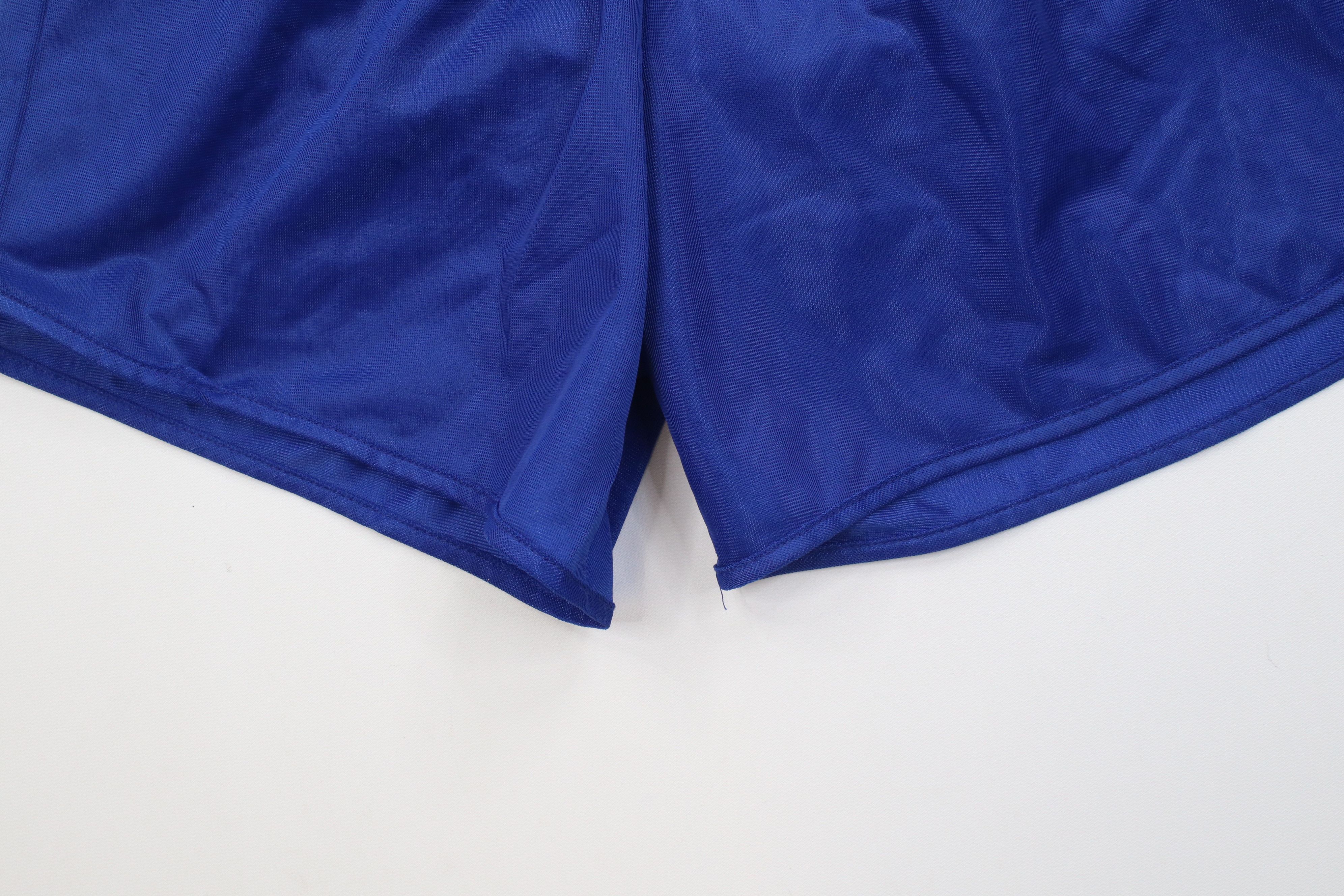 Vintage Vintage Streetwear Nylon Lined Running Short Shorts USA Blue Size US 32 / EU 48 - 4 Thumbnail
