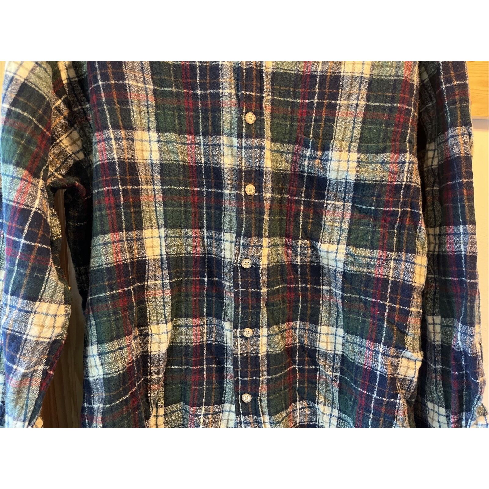 Pendleton Pendleton Men’s L Multicolored Plaid LS Wool Flannel Shirt Size US L / EU 52-54 / 3 - 8 Thumbnail