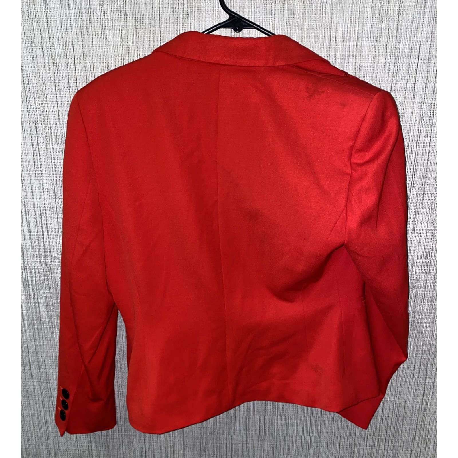 Escada Escada Margaretha Ley Womens Red Button Wool Coat Size 38 Size XS / US 0-2 / IT 36-38 - 4 Thumbnail