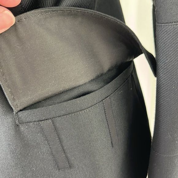 Japanese Brand Shiro Sakai Wool Asymetric Placket Tailored Mixed Media Japa Size M / US 6-8 / IT 42-44 - 5 Thumbnail