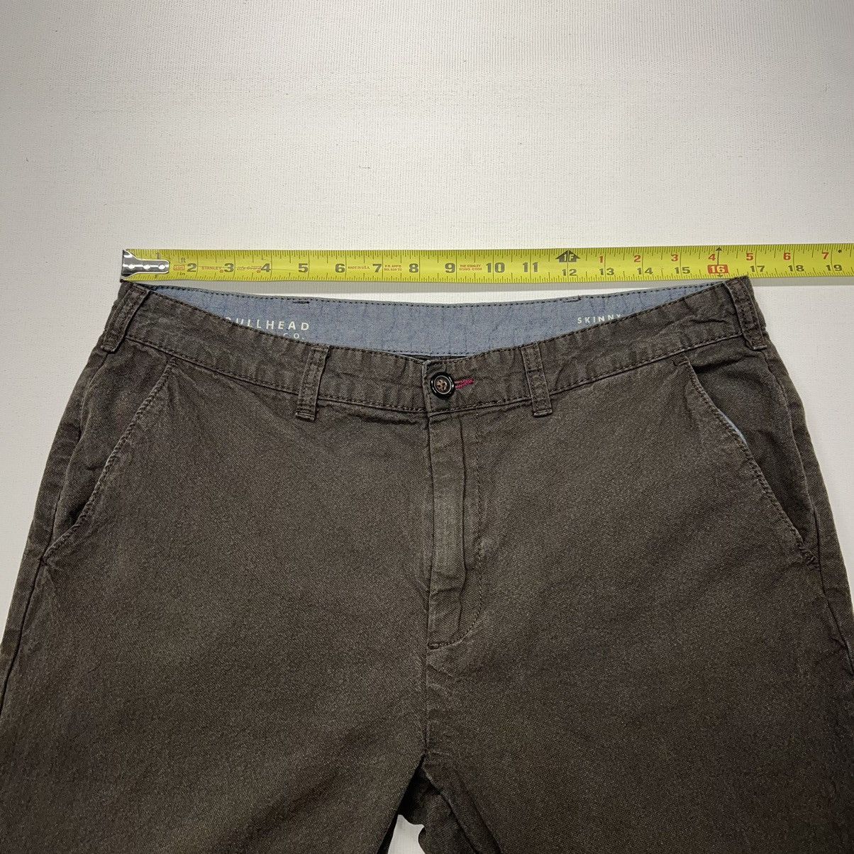Bullhead Denim Co. Bullhead Pants Brown Skinny Straight Denim Co Cotton Skate Size US 34 / EU 50 - 24 Thumbnail