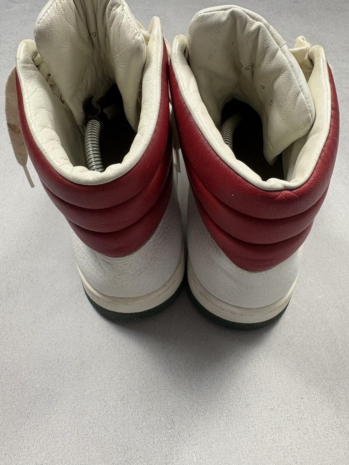 Gucci Gucci Praga Karibu Leather High Top Sneakers Web Stripe 28.5 Size US 11 / EU 44 - 3 Thumbnail