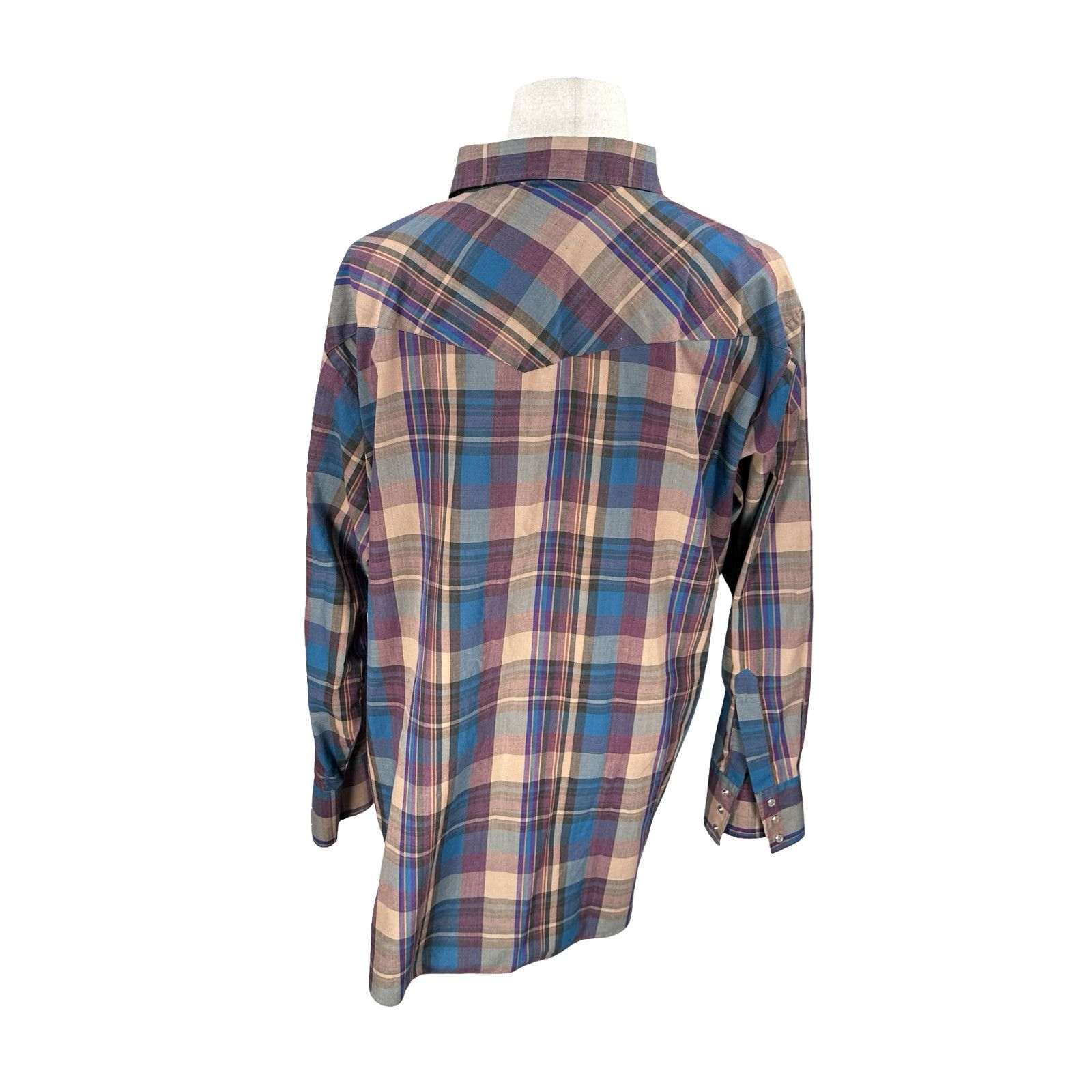 Other Ely Cattleman Western Shirt Men’s XXL Brown Blue Button-Up Size US XXL / EU 58 / 5 - 5 Thumbnail