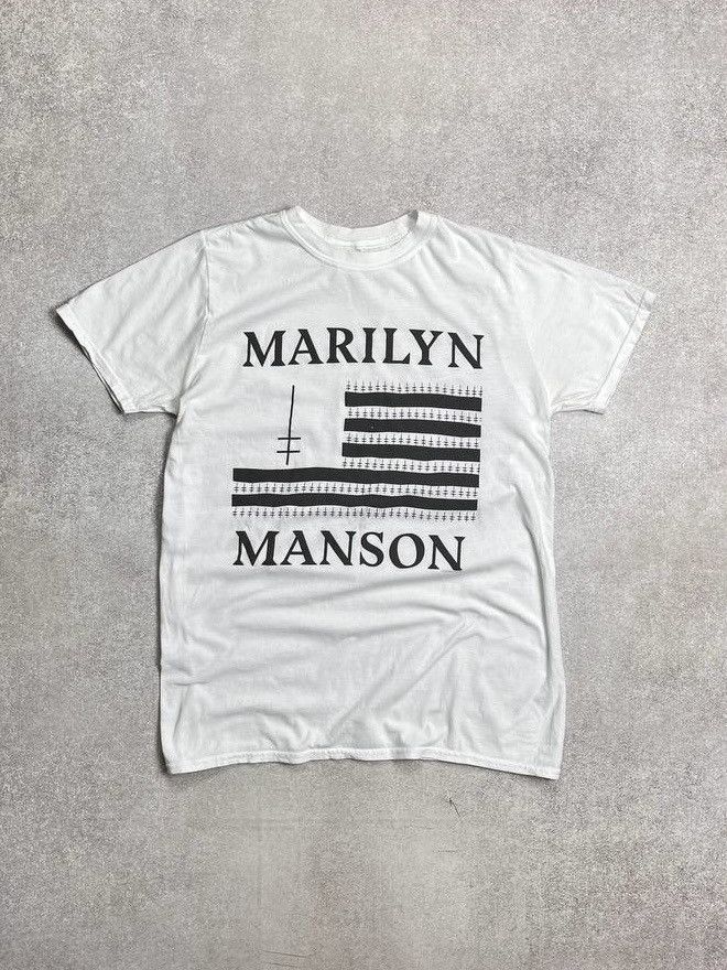 Band Tees Vintage Marilyn Manson Promo T-shirt M Size US M / EU 48-50 / 2 - 1 Thumbnail