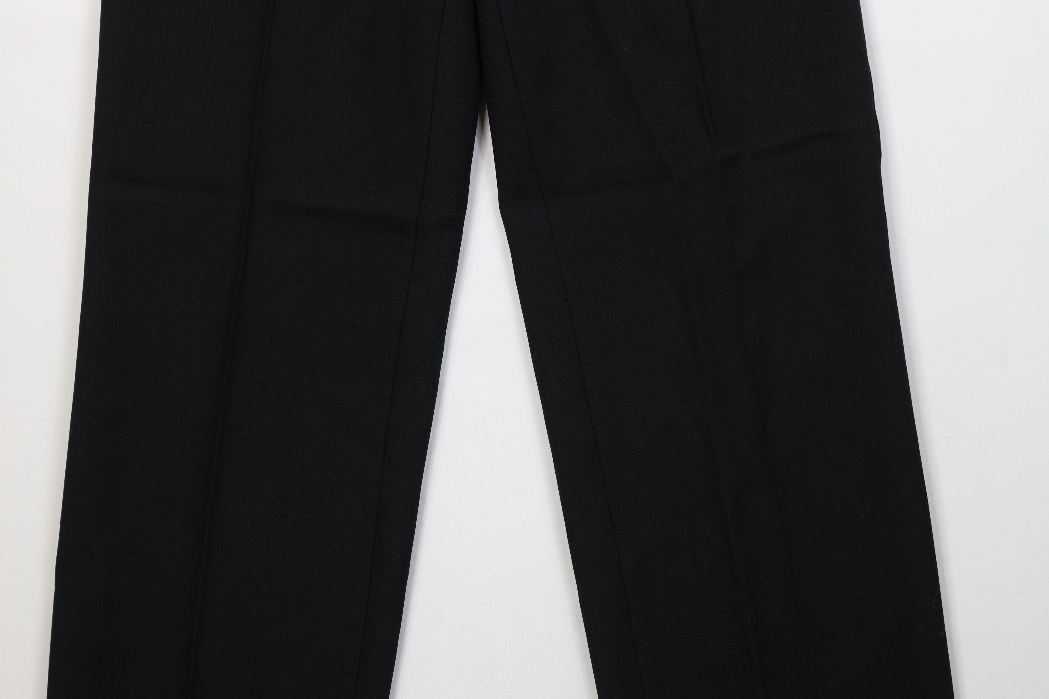 Levi's Vintage 70s 80s Levis Knit Flared Wide Leg Pants Black USA Size 36" / US 14 / IT 50 - 4 Thumbnail
