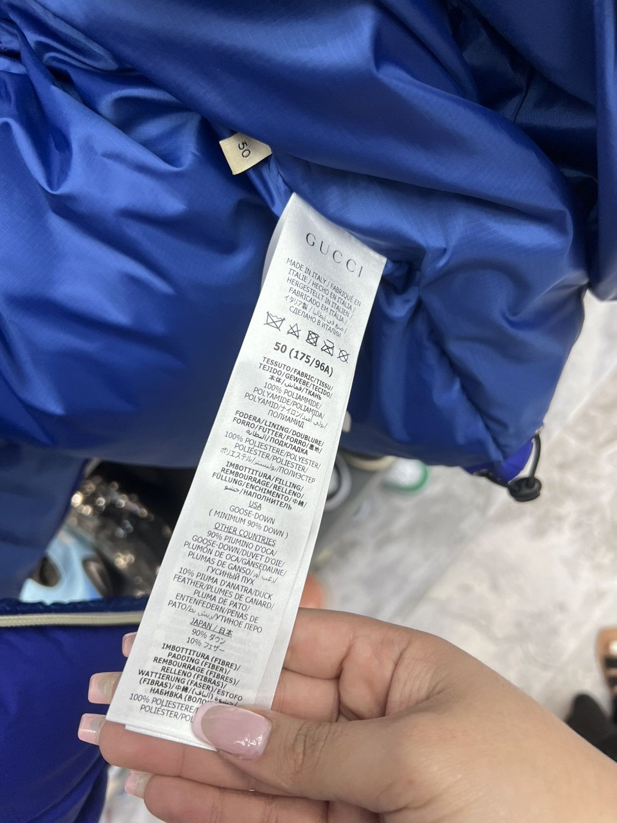 Gucci Gucci x Adidas Blue Puffer Jacket Size US M / EU 48-50 / 2 - 13 Thumbnail