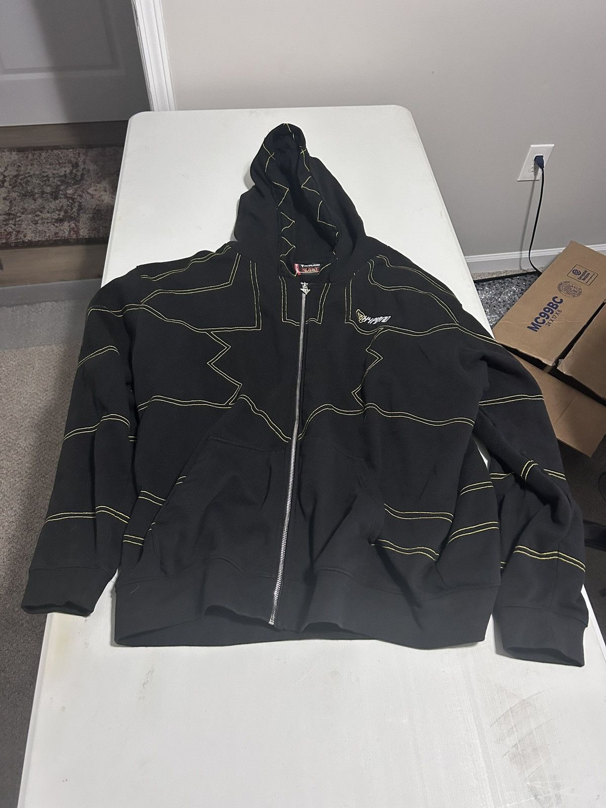 Hypland 3XL Yugi-Oh Puzzle Zip Up Hoodie Size US XXL / EU 58 / 5 - 1 Thumbnail