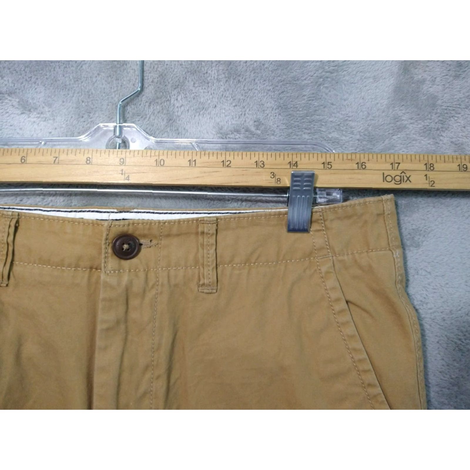 American Eagle Outfitters American Eagle Pants Mens 32x32 Beige Chino Flat Front Mid Rise Straight Original Size US 32 / EU 48 - 3 Thumbnail