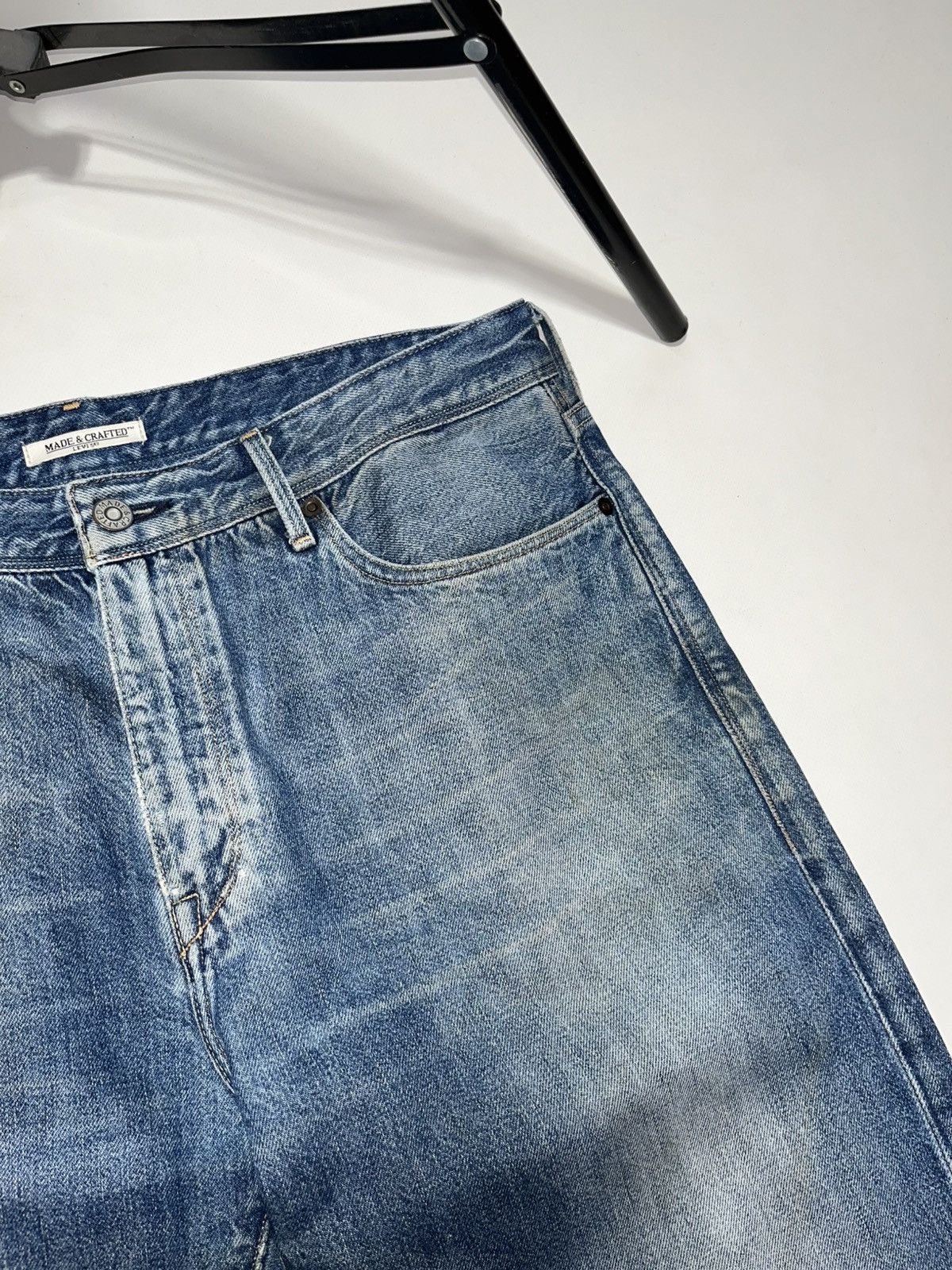 Levi's Made & Crafted VTG Japan Levi’s Made&Crafted big E taper salvadge jeans Size US 34 / EU 50 - 5 Thumbnail