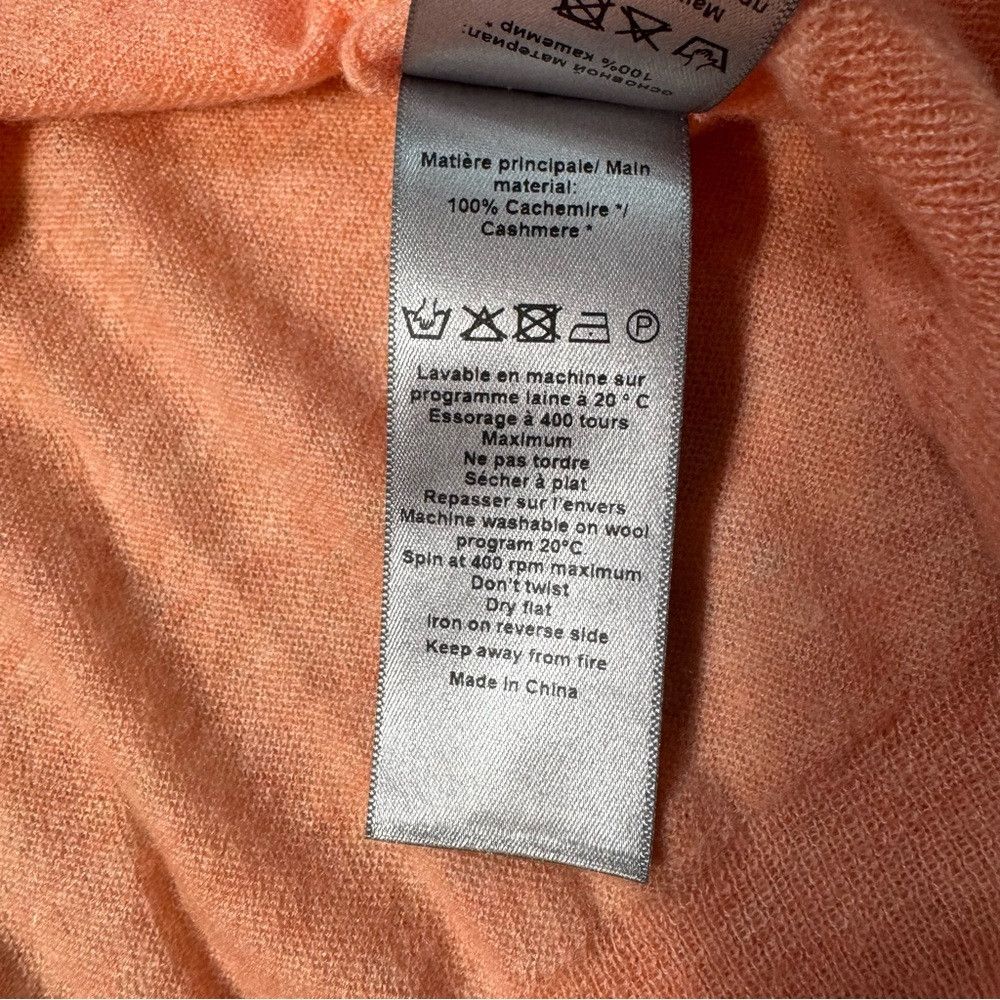 Zadig & Voltaire NWT New $348 Zadig & Voltaire Ida Cashmere Coral Sweater Si Size L / US 10 / IT 46 - 8 Thumbnail