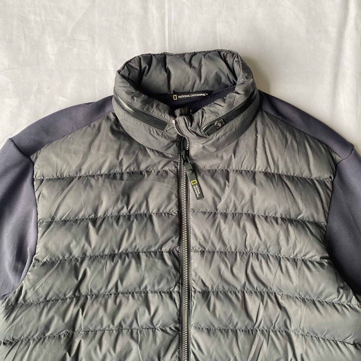 Goretex × Japanese Brand National Geographic Hybrid Puffer Quilted Gorpcore Jacket Size US XL / EU 56 / 4 - 2 Thumbnail