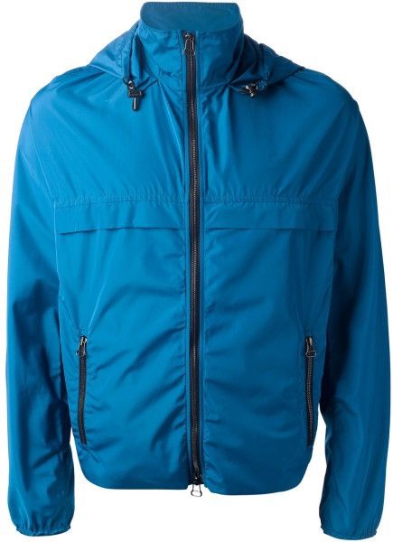 LANVIN PARIS Storm-System Roadster Hooded Windbreaker
