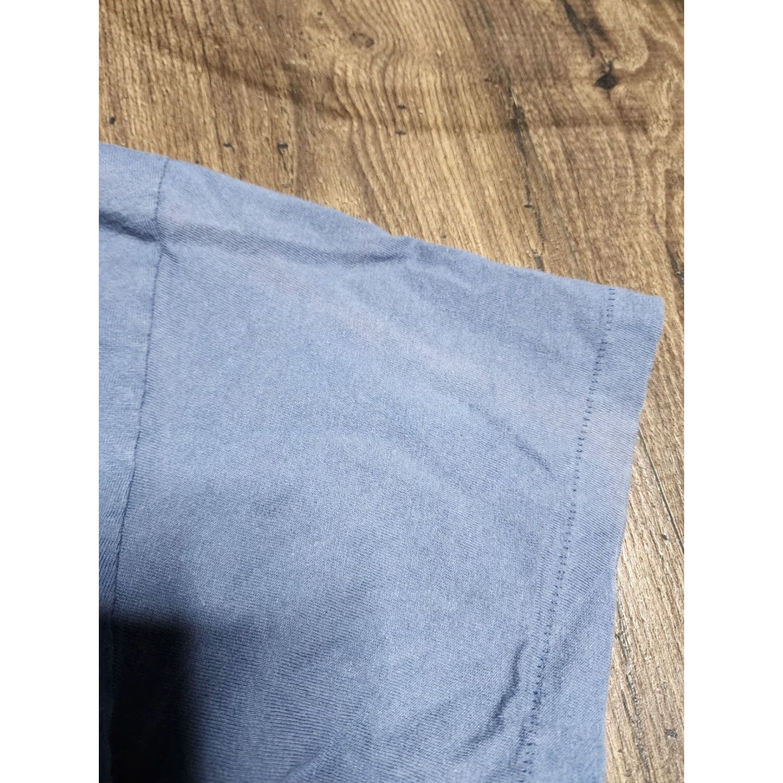 Anvil VINTAGE Anvil T-Shirt Shirt Mens L Blue Embroidered Logo 90s Seattle Washington Crew Neck Short Sleeve Distressed Size US L / EU 52-54 / 3 - 5 Thumbnail