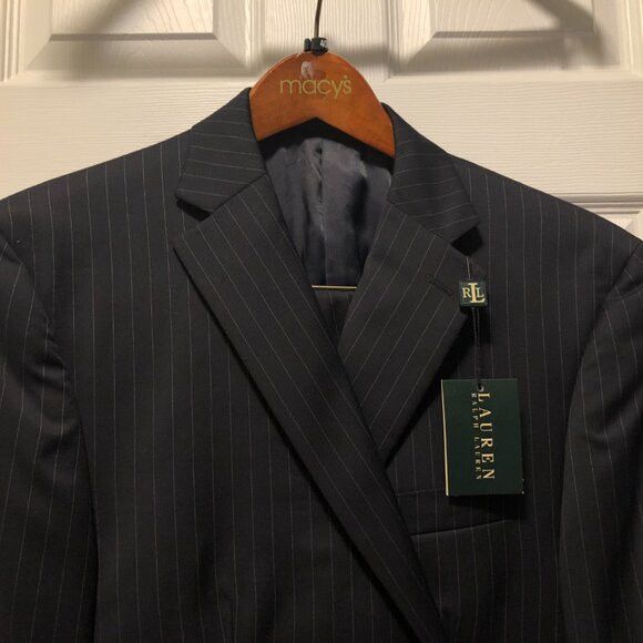 Ralph Lauren ralph lauren men's new wool 2pc suit size:44L pants:38/32 Size 44L - 4 Thumbnail