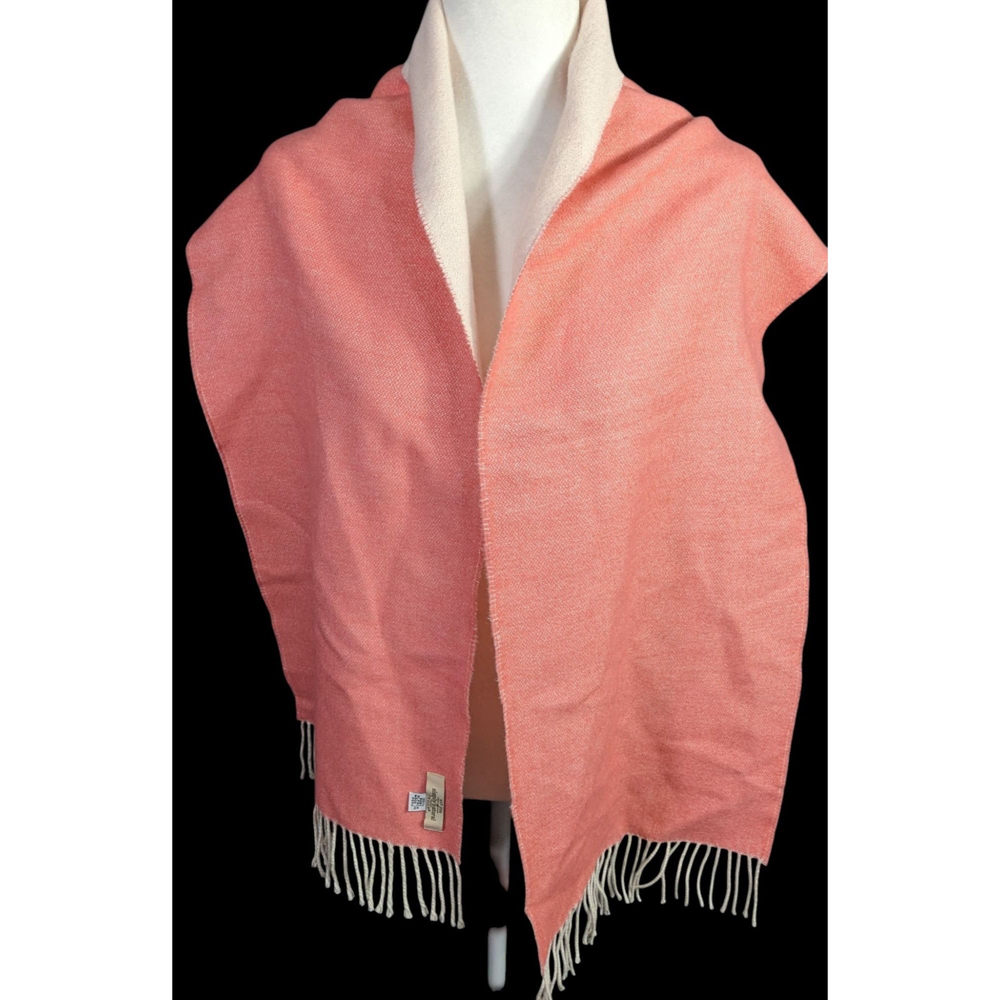 Other Simply Natural Designs Reversible Baby Alpaca Scarf Coral & Size ONE SIZE - 2 Thumbnail