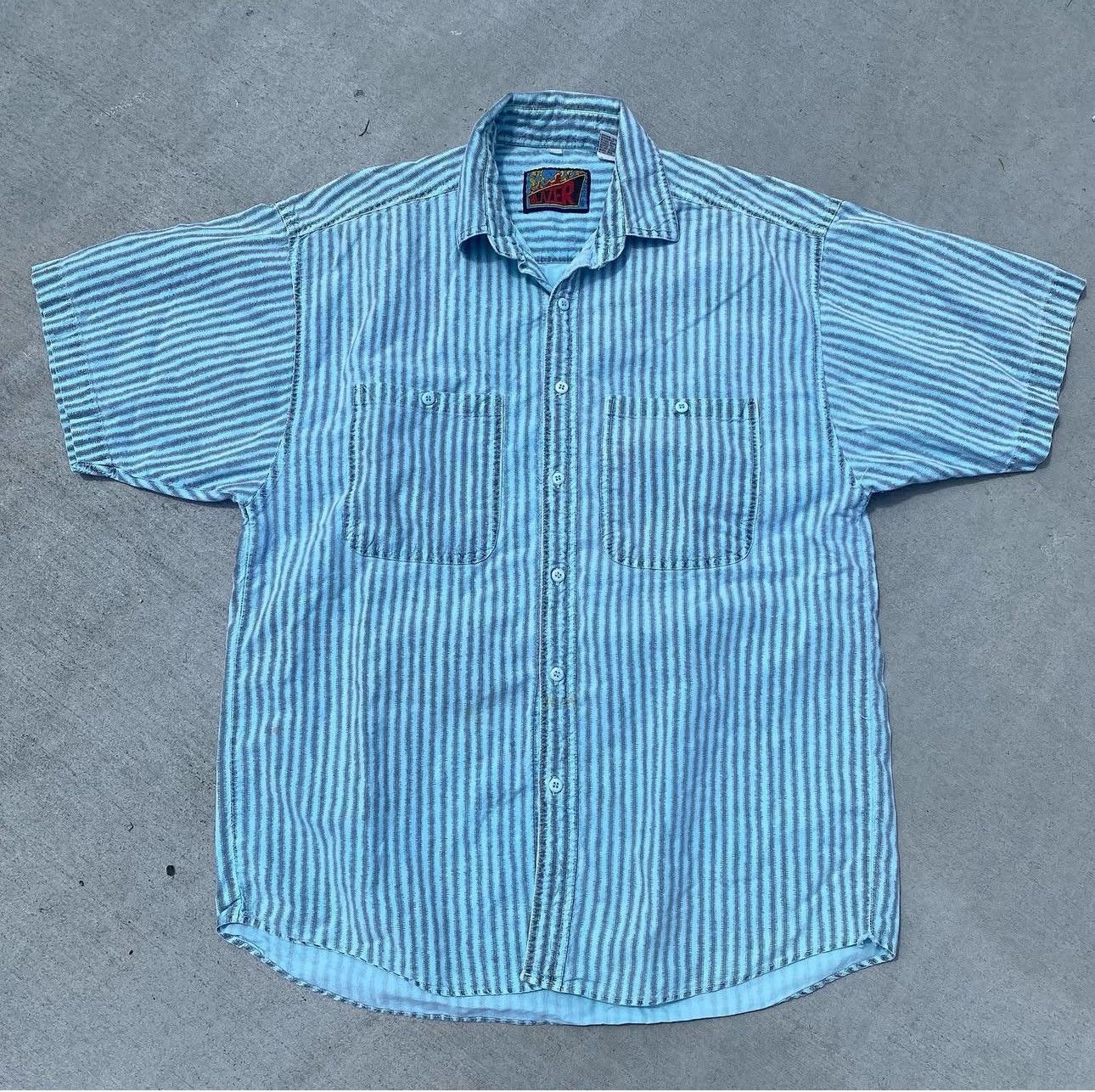Firenze Vintage 90s Blazer Firenze Striped Button Up Size US L / EU 52-54 / 3 - 1 Thumbnail