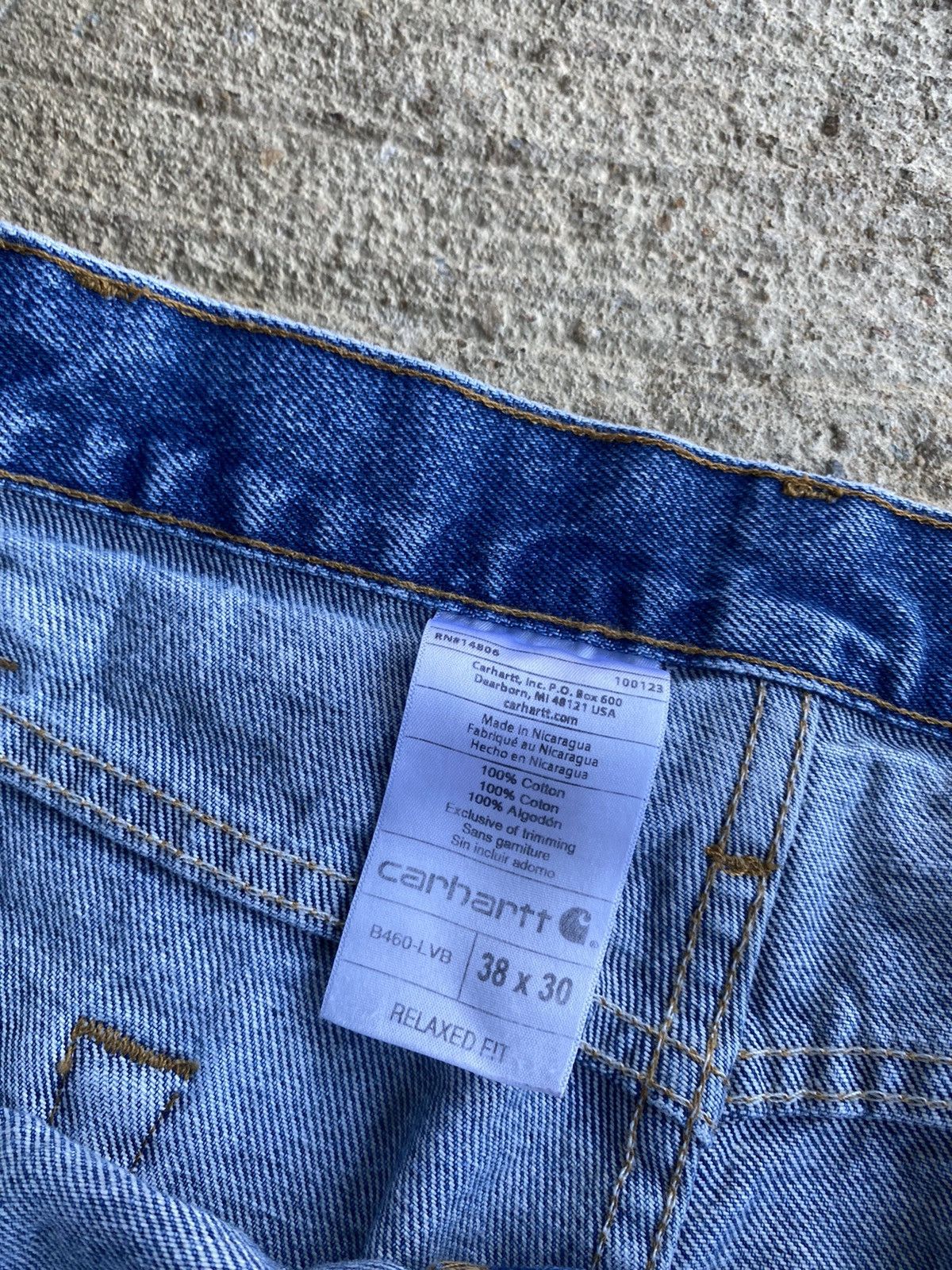 Carhartt × Vintage Vintage Y2K Carhartt Denim Workwear Jeans Size US 38 / EU 54 - 7 Thumbnail