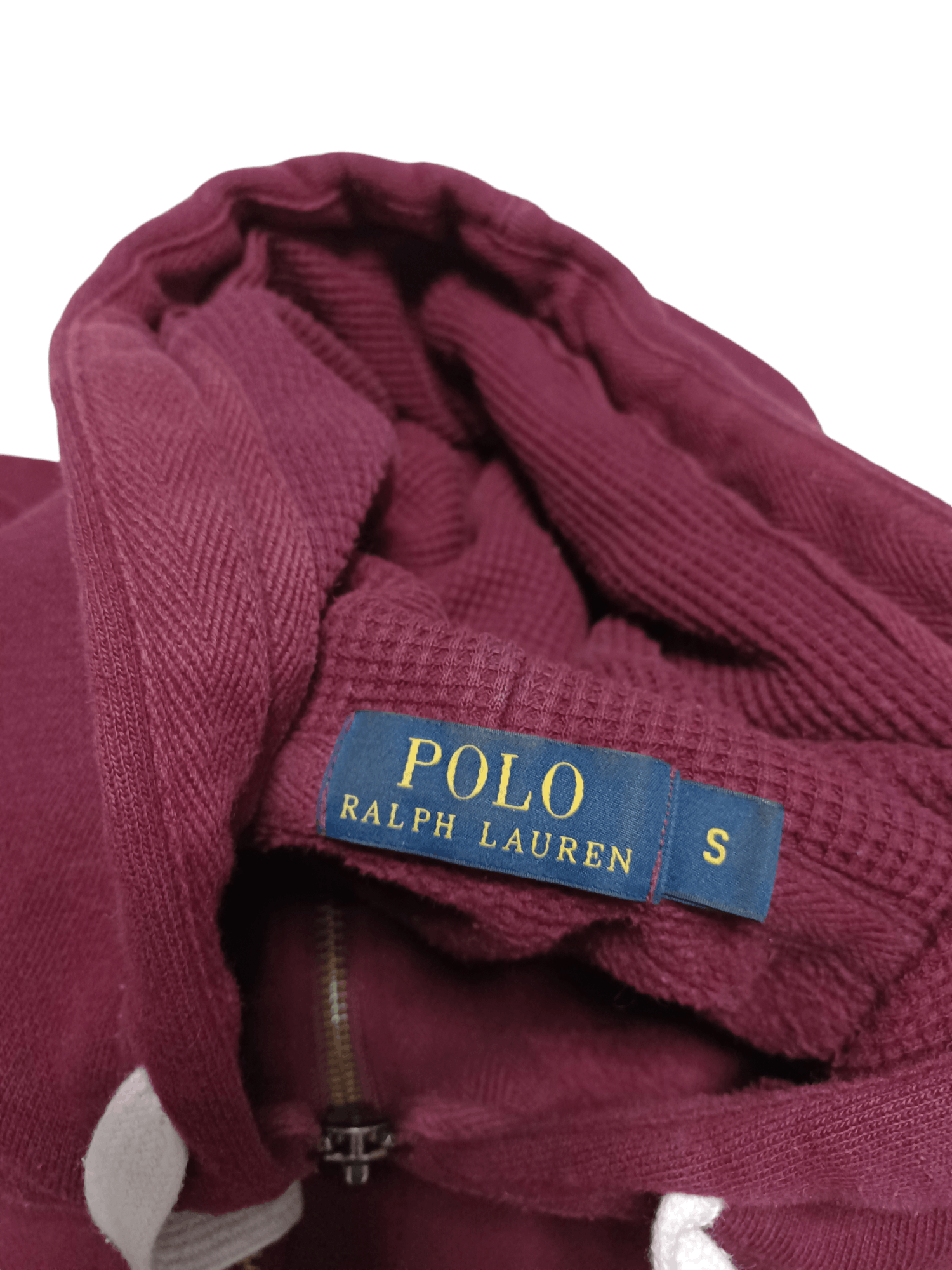 Polo Ralph Lauren FANTASTIC VINTAGE POLO RALPH LAUREN ZIP HOODIE BORDEAUX Size US S / EU 44-46 / 1 - 5 Thumbnail