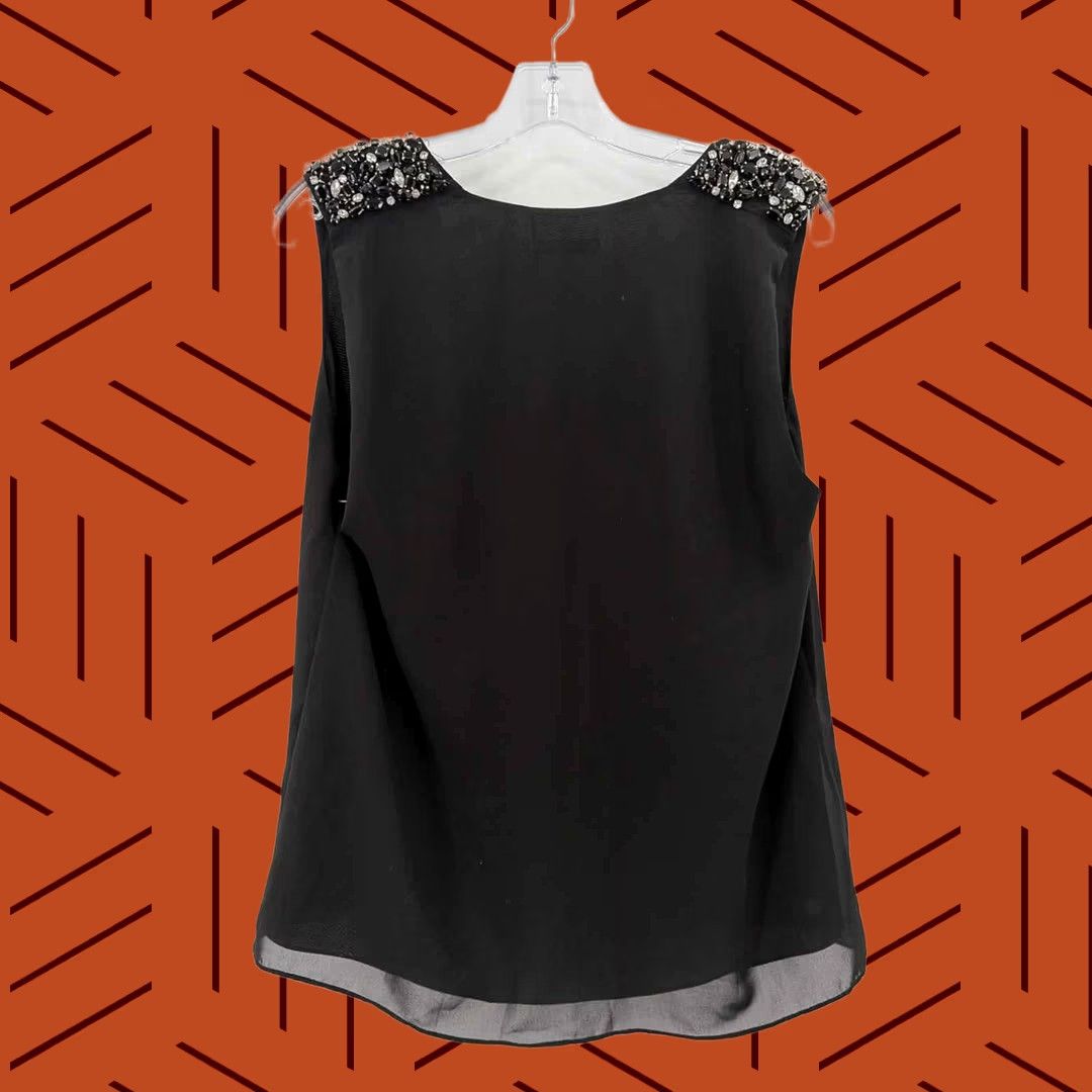 Alice + Olivia Pre-Owned Alice + Olivia Black Tank Top Medium Size Regular Size M / US 6-8 / IT 42-44 - 1 Thumbnail