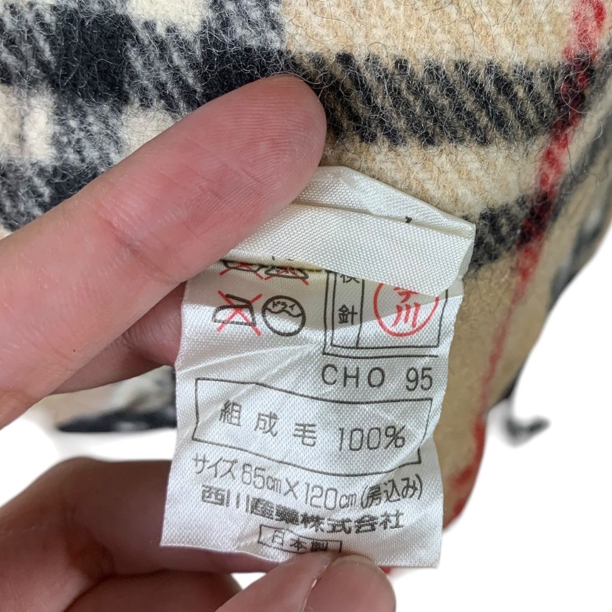 Burberry Vintage BURBERRY LONDON Nova Checks Muffler Scarf Shawl Size ONE SIZE - 4 Thumbnail