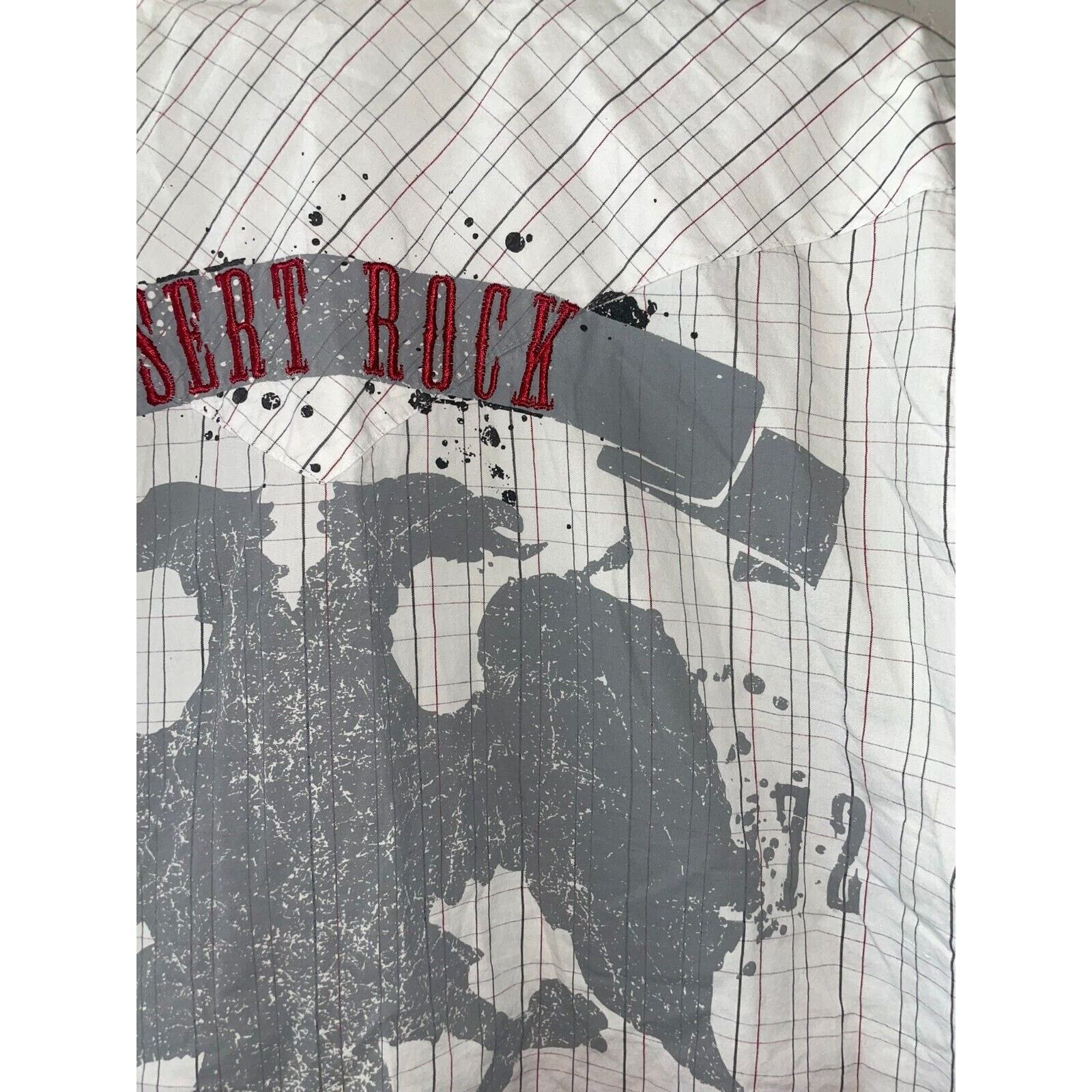 Other Y2K Desert Rock For Life Button Down Short Sleeve Shirt Size US L / EU 52-54 / 3 - 9 Thumbnail