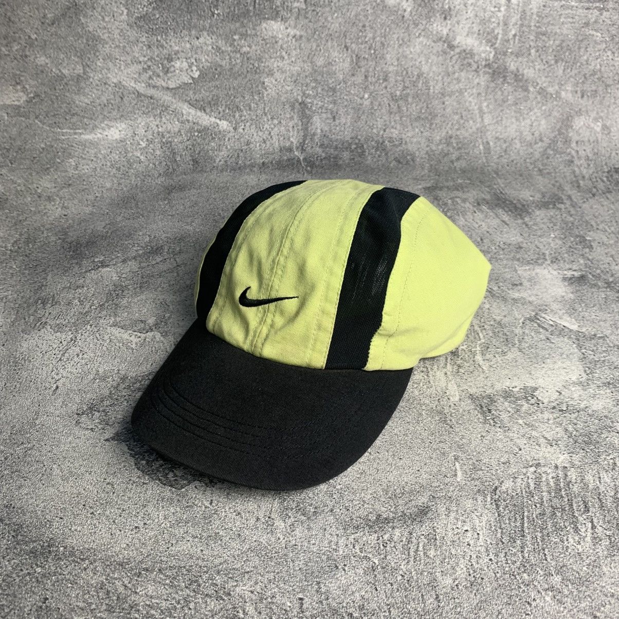 Nike Vintage Nike Clima FIT Yellow Running Hat U9CCh Size ONE SIZE - 1 Thumbnail