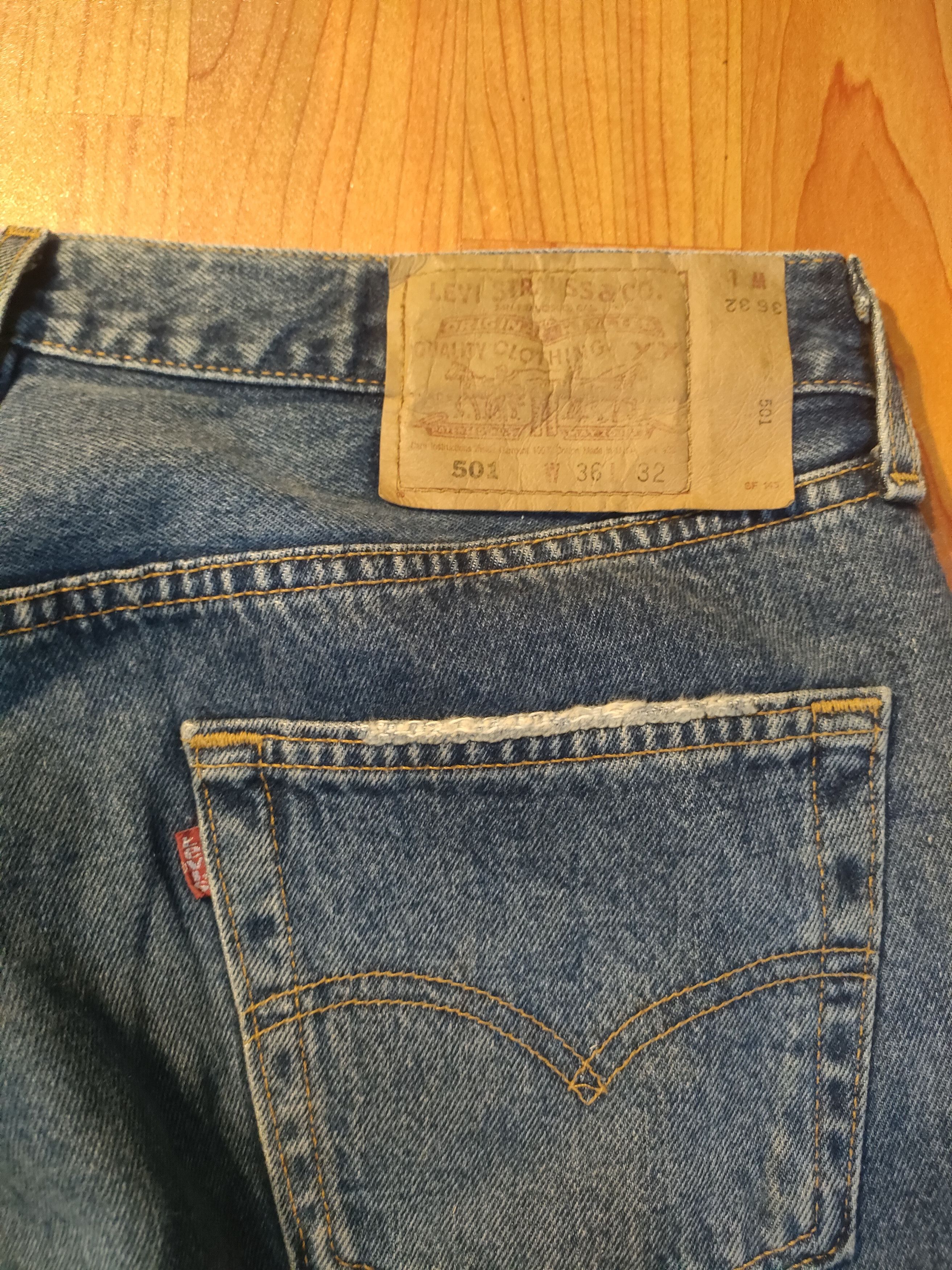 Levi's × Levi's Vintage Clothing Vintage Levi's 501 Jeans Size US 35 - 3 Thumbnail