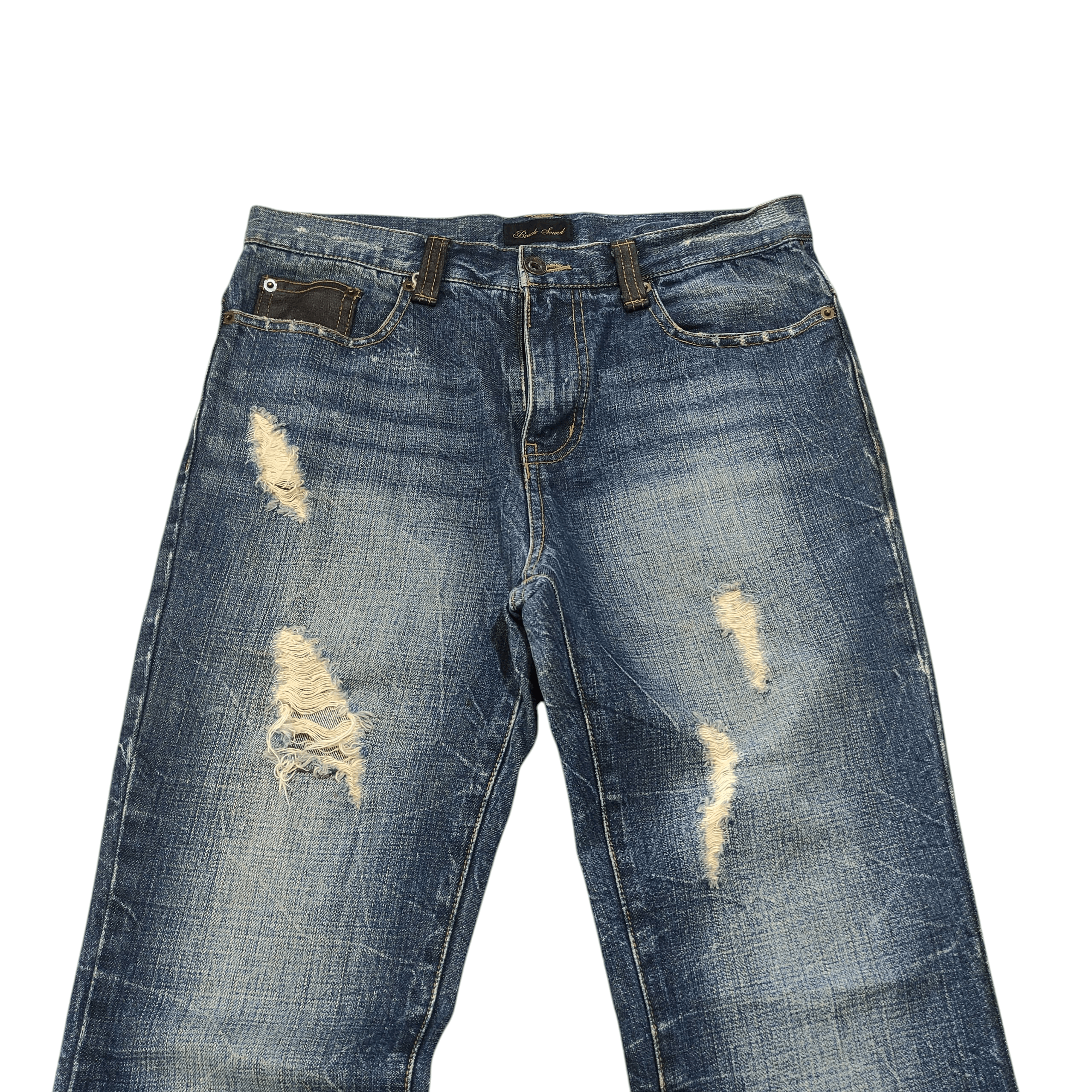 Tornado Mart Beach Sound Flare Jeans Snake Skin - 2000s Style if6w9 Size US 32 / EU 48 - 4 Thumbnail