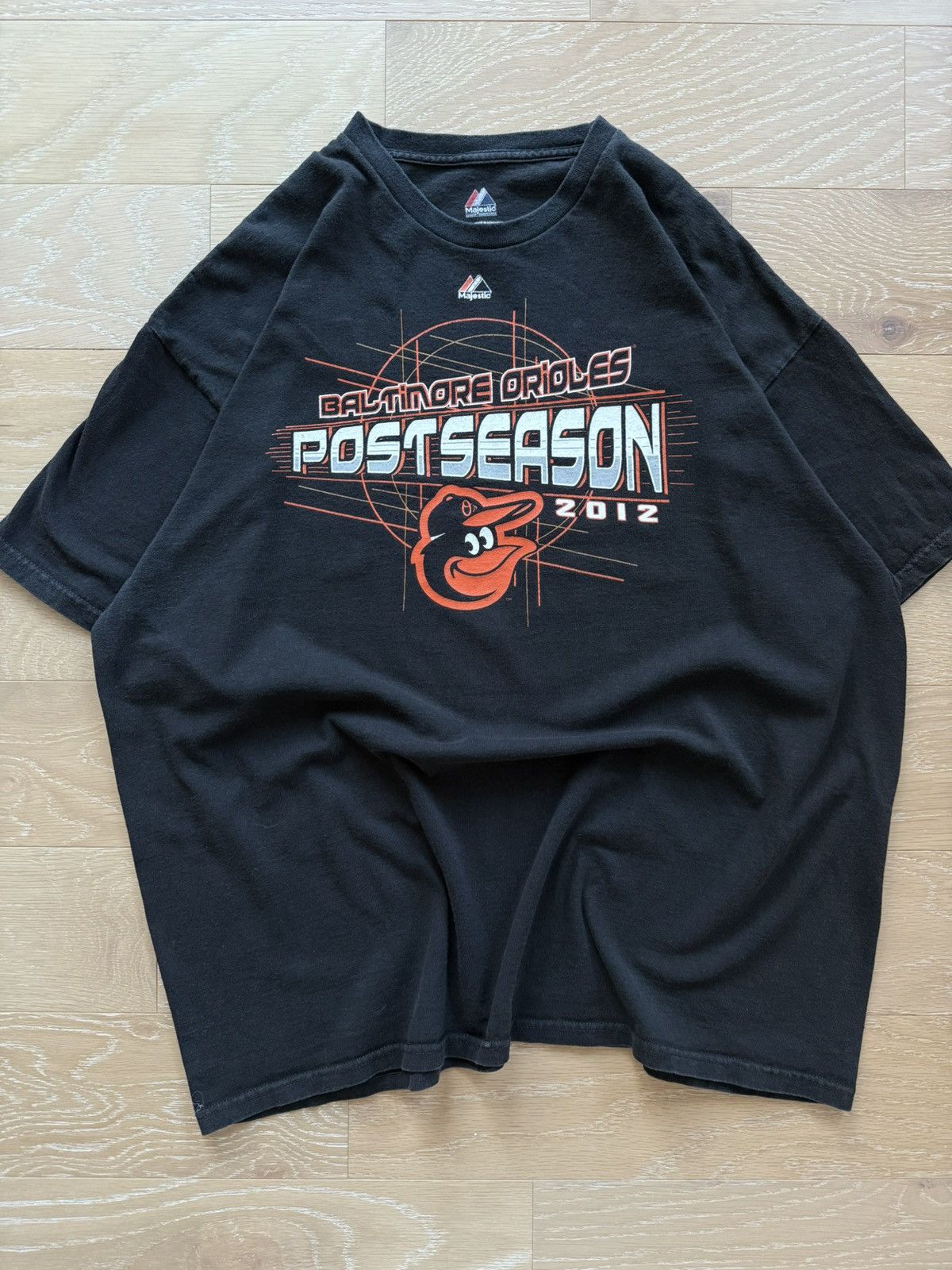 Majestic Baltimore Orioles World Series Postseason 2012 Shirt Size US XXL / EU 58 / 5 - 1 Thumbnail