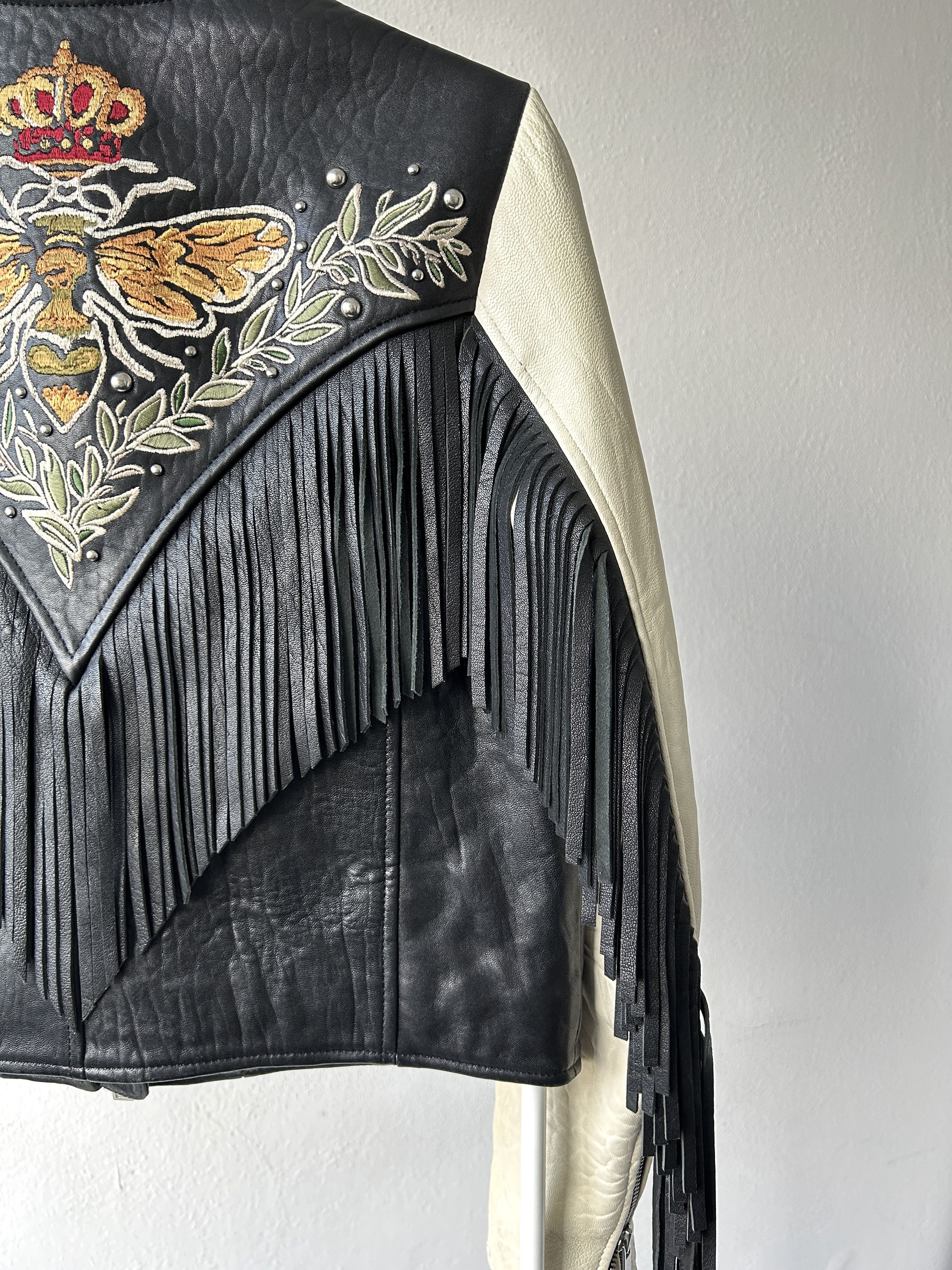 Isabel Marant Isabel Marant fringed embroidered studded lambskin jacket Size S / US 4 / IT 40 - 11 Thumbnail