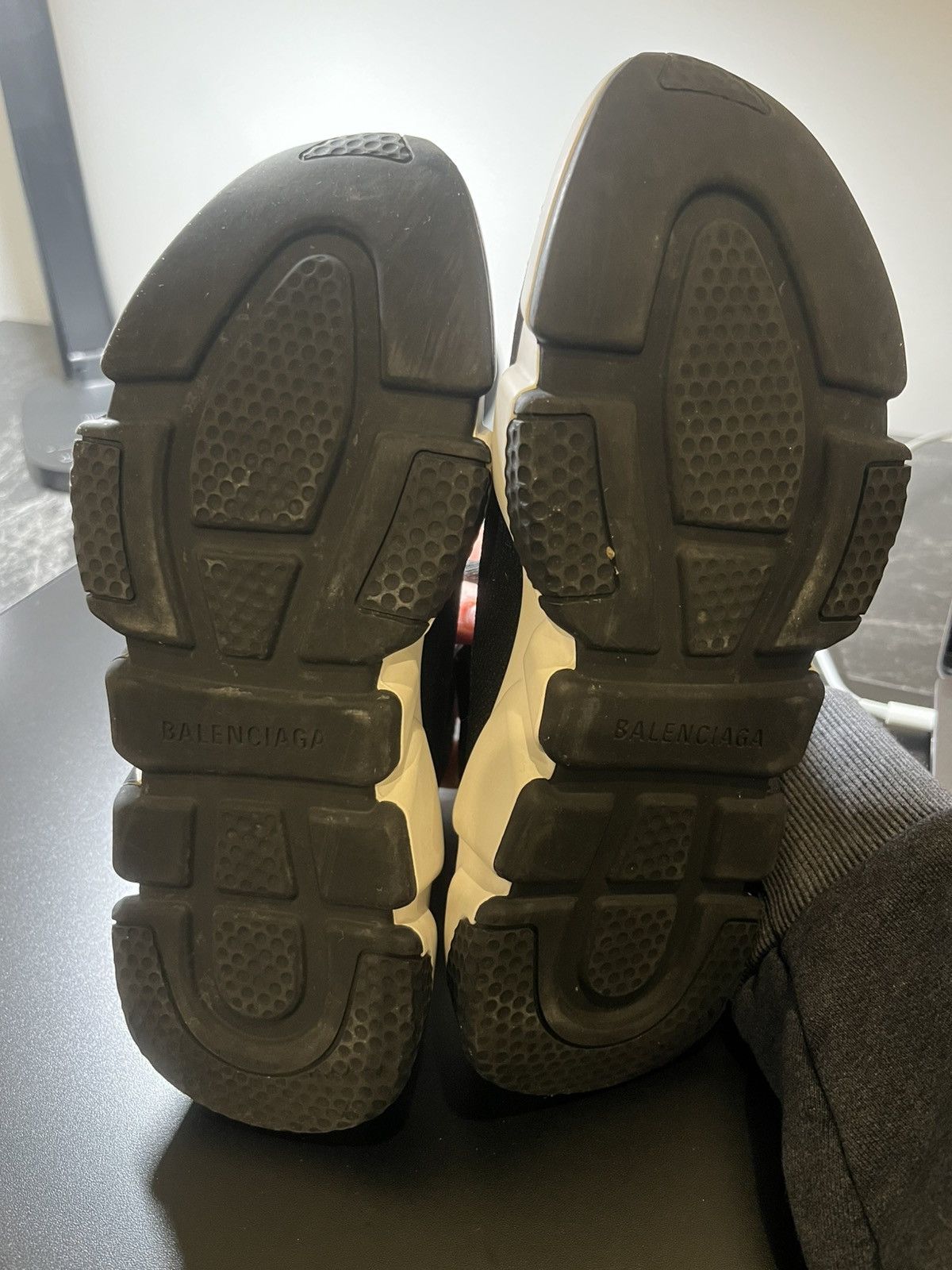 Balenciaga Balenciaga Speed Trainer “Graffiti” Sock Sneakers WhiteBlack Size US 6 / IT 36 - 10 Thumbnail