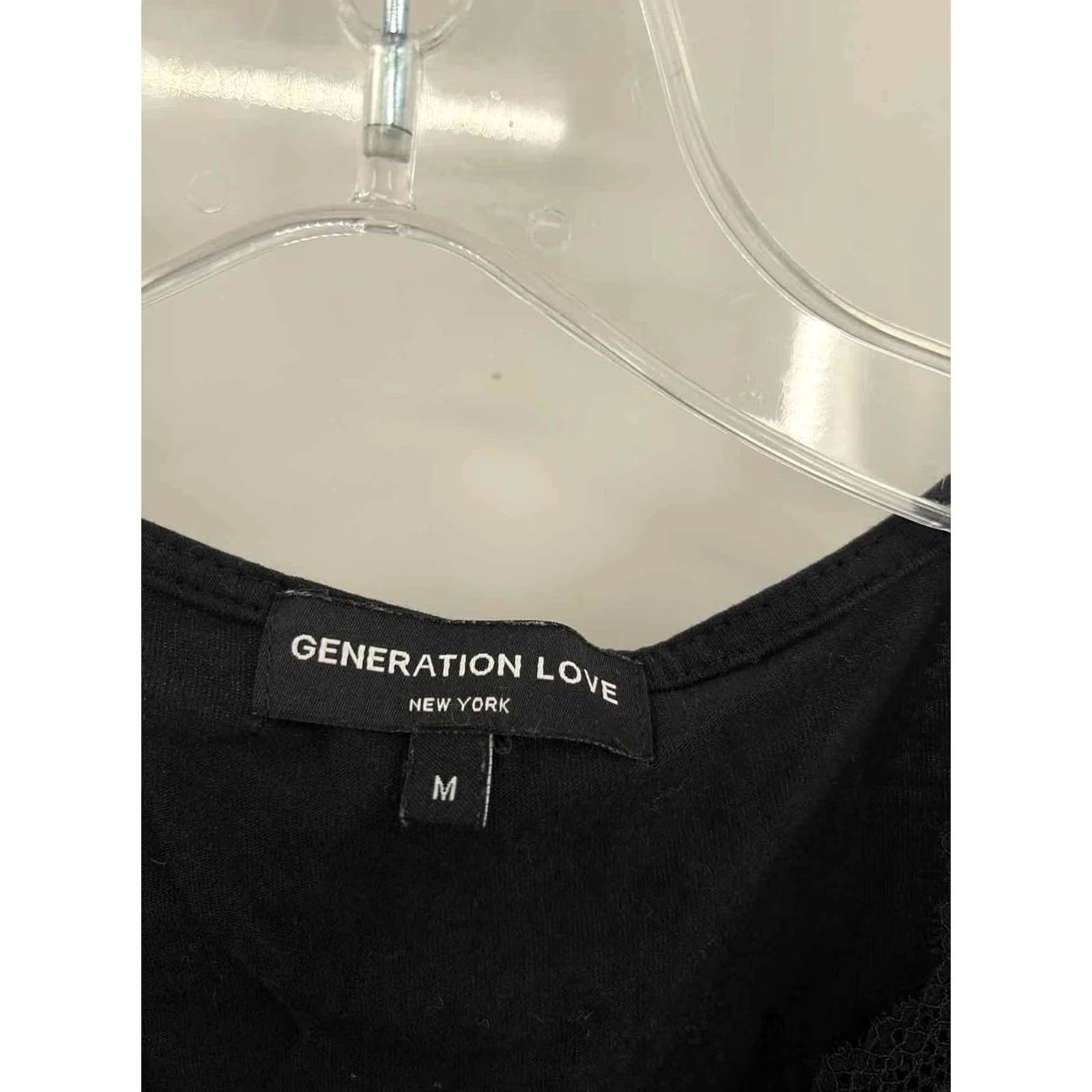 Generation Love Generation Love Black Long Sleeve Blouse | Pre-Owned Medium Size M / US 6-8 / IT 42-44 - 2 Thumbnail