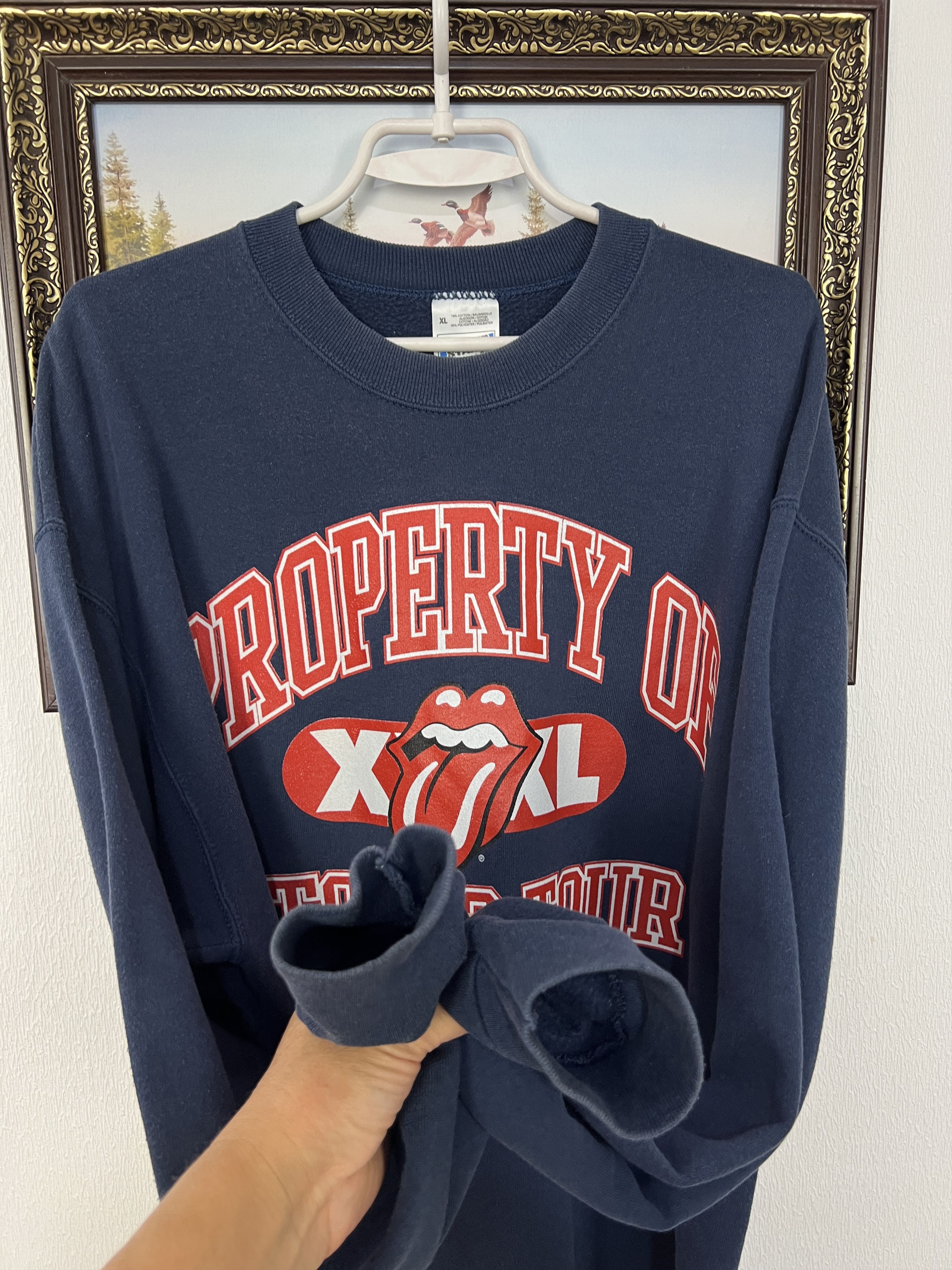 Vintage 90's Rolling Stones Property of Stones Sweatshirt