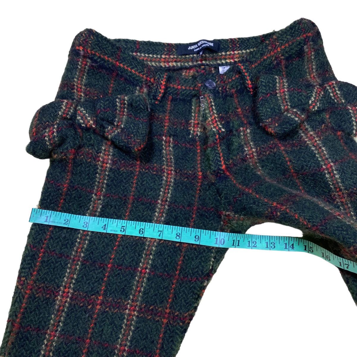 Comme des Garcons × Junya Watanabe × Rei Kawakubo Junya Watanabe Comme Des Garcons Bow Design Wool Pants Size 30" / US 8 / IT 44 - 15 Thumbnail