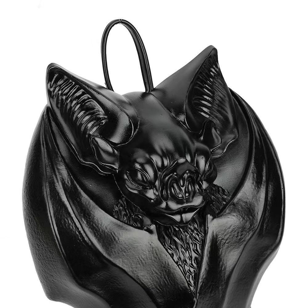 Other Goth Bat Shoulder Bag – Black Faux Leather Size ONE SIZE - 3 Thumbnail
