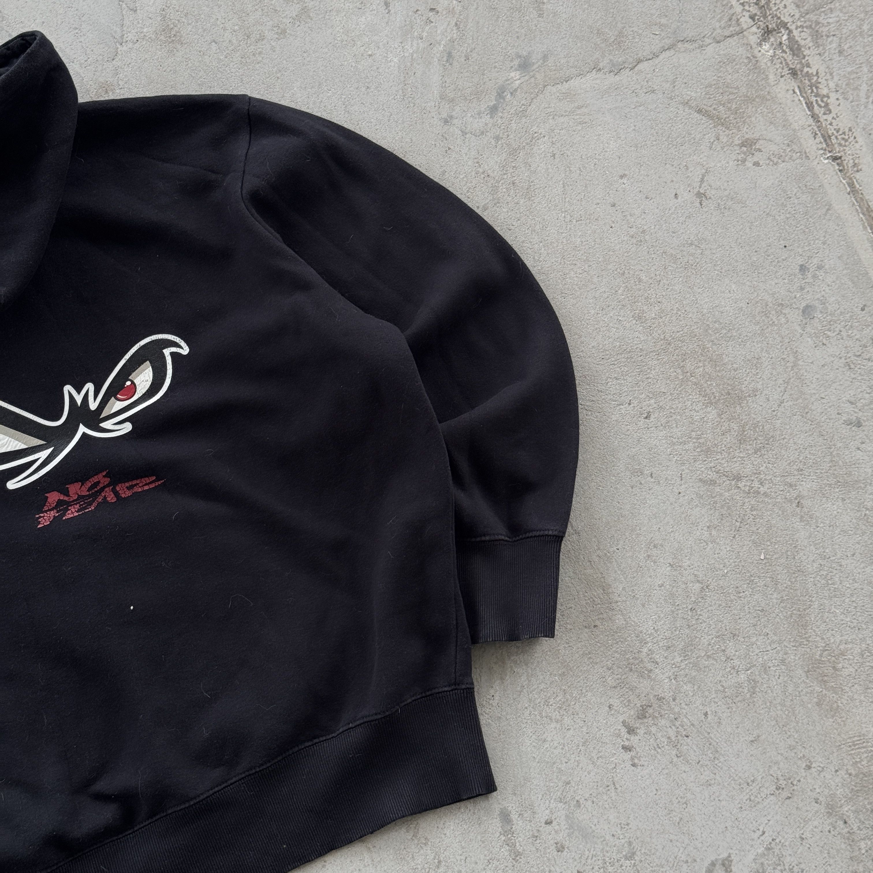 No Fear Vintage No Fear Eyes Back Graphic Black Hoodie XL Size US XL / EU 56 / 4 - 3 Thumbnail