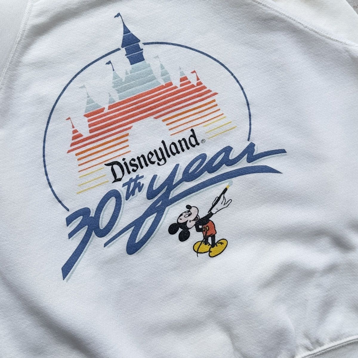 Disney VINTAGE MICKEY MOUSE BIG LOGO DISNEYLAND ANNIVERSARY 30 YEAR Size US XS / EU 42 / 0 - 3 Thumbnail
