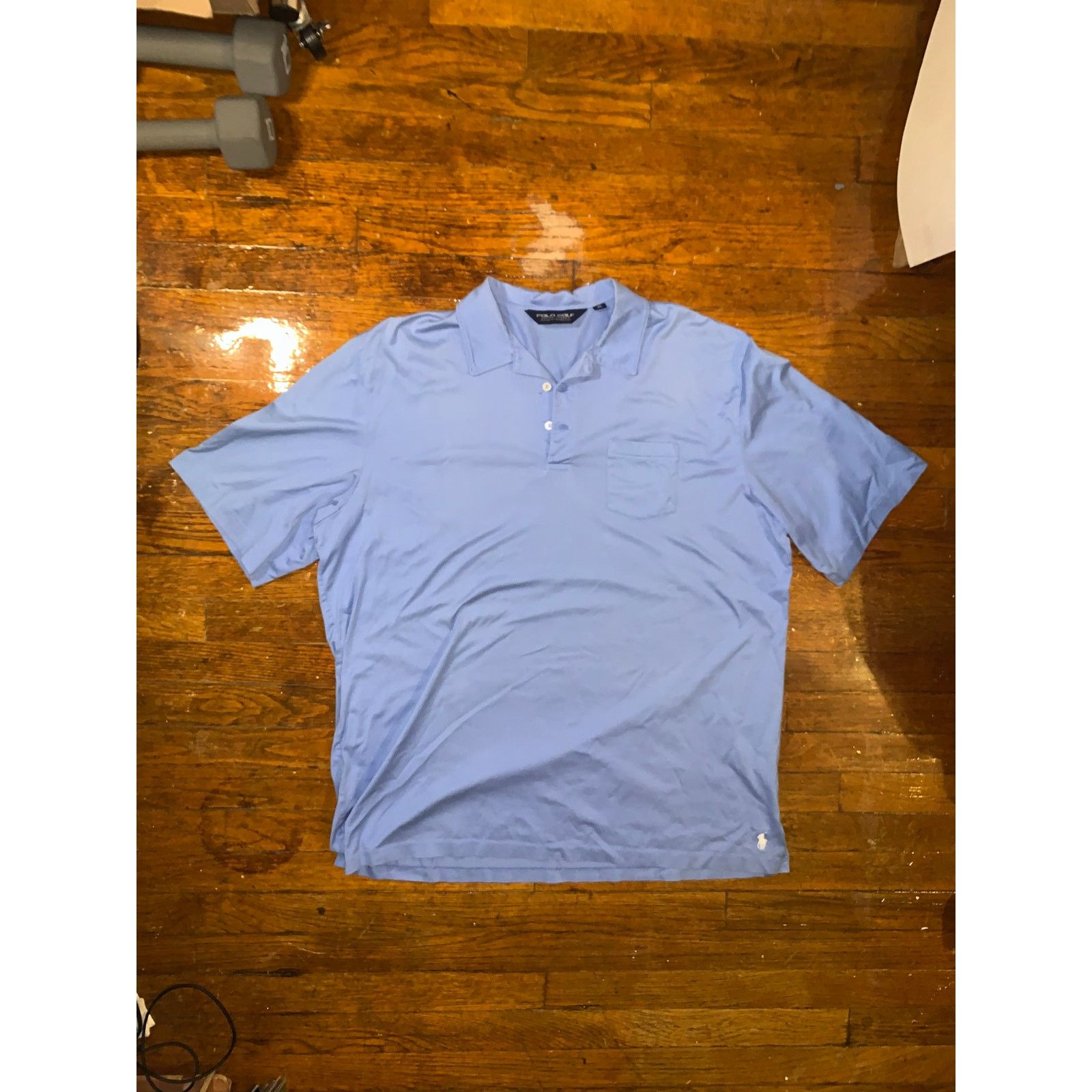 Other × Polo Ralph Lauren × Vintage Polo Golf Ralph Lauren Polo Shirt XL Pima Cotton Blue Pocket Size US XL / EU 56 / 4 - 1 Thumbnail