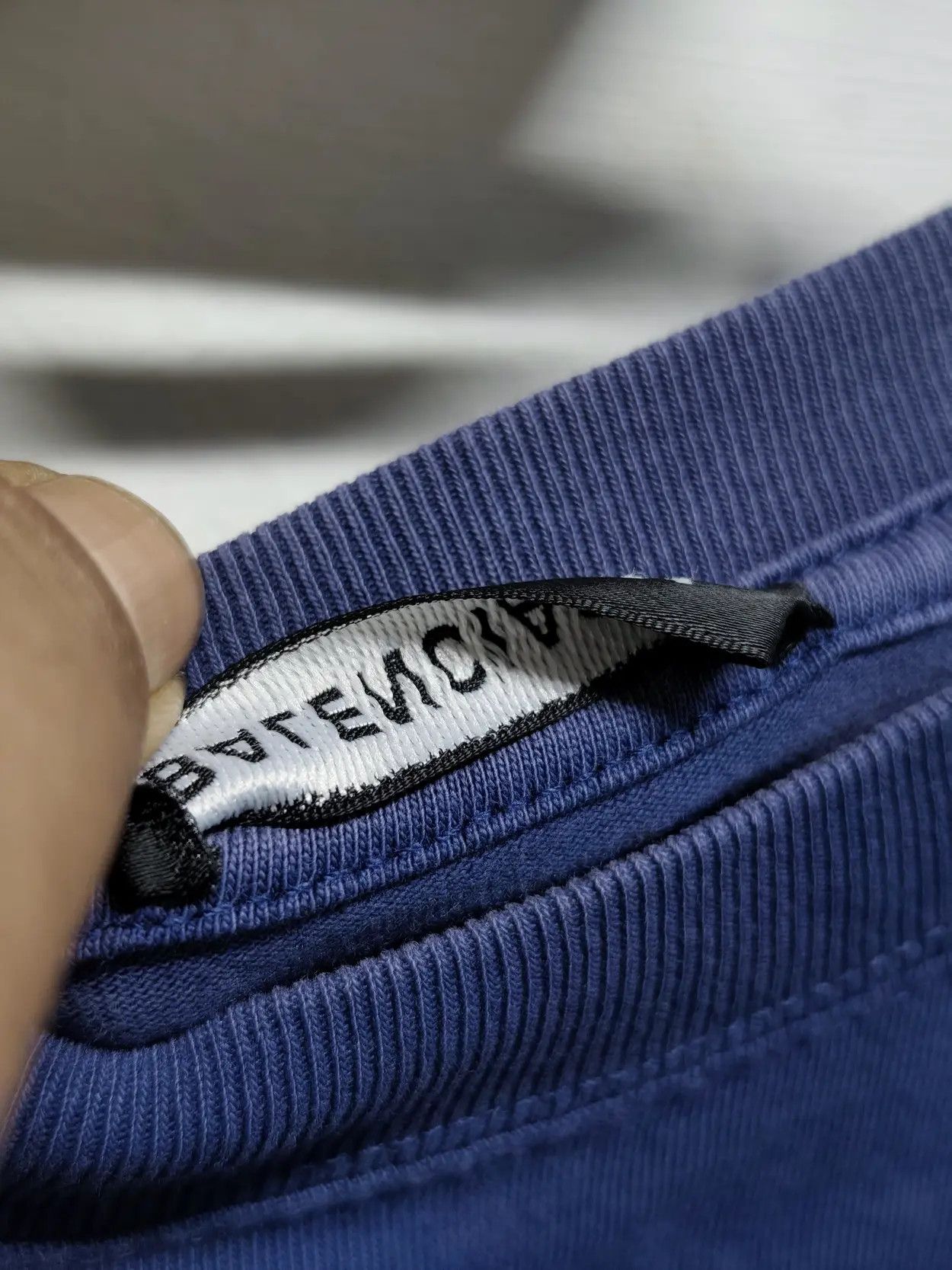 Balenciaga Balenciaga blue logo print oversized T-shirt Size US S / EU 44-46 / 1 - 6 Thumbnail
