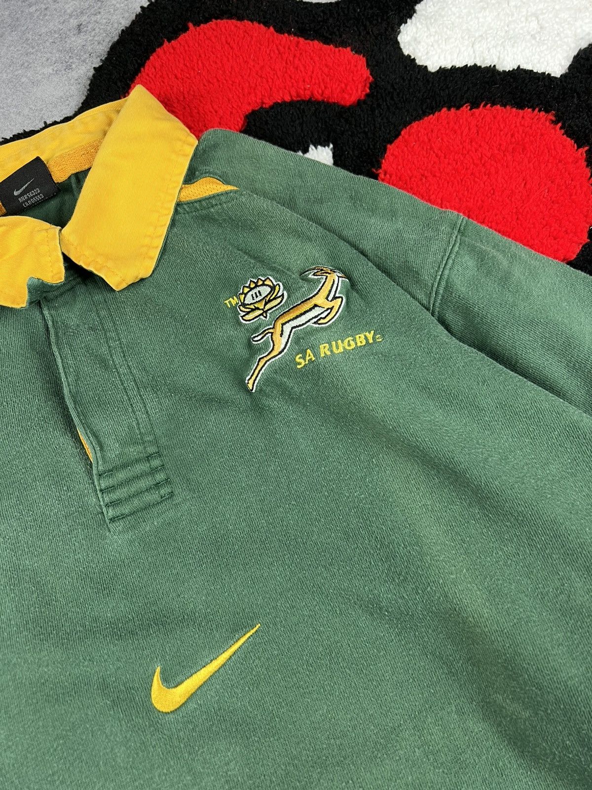 Nike Vintage Nike 2003 South Africa Rugby World Cup Long Sleeve Size US XXL / EU 58 / 5 - 6 Thumbnail