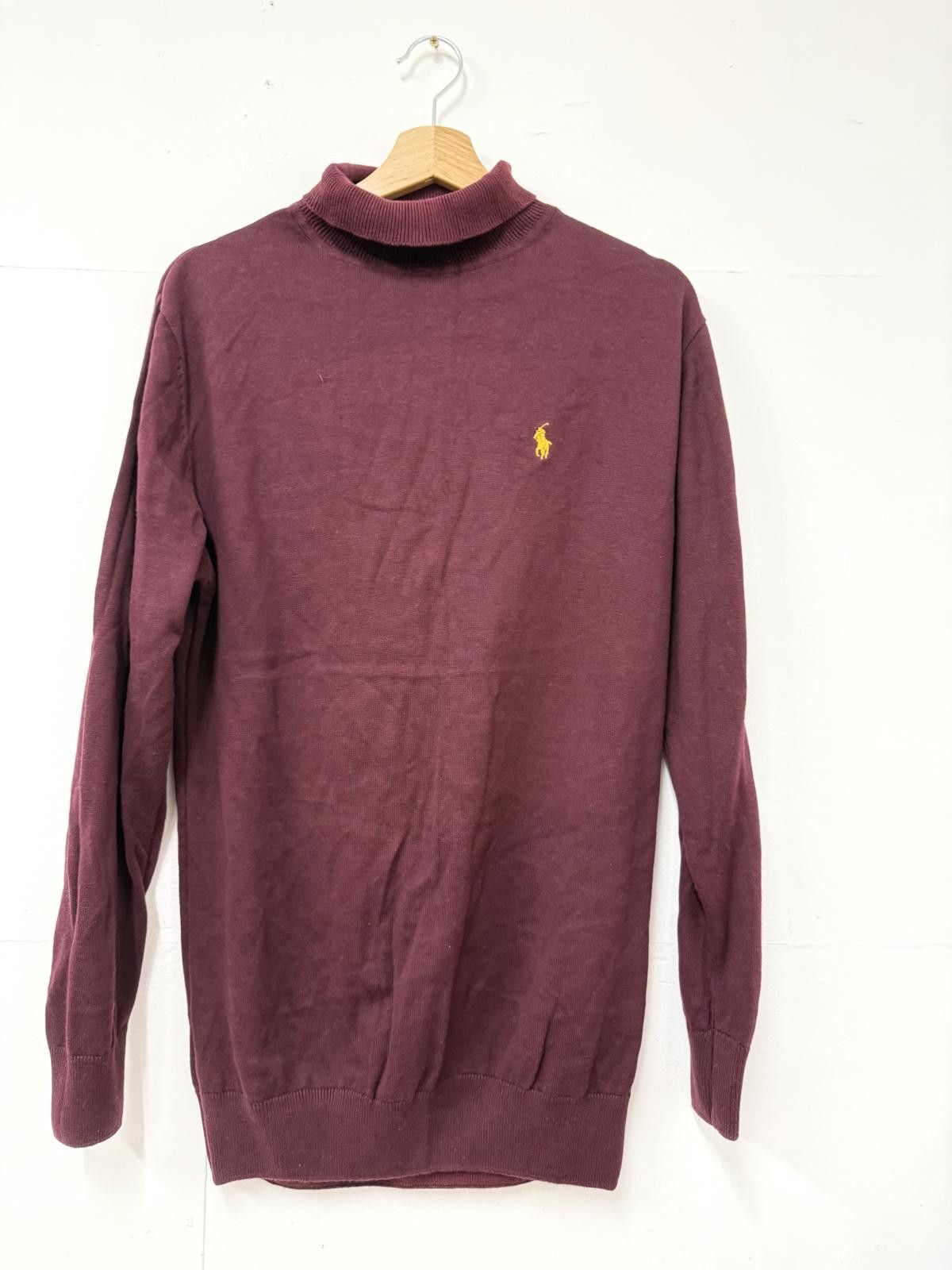 Polo Ralph Lauren Polo Ralph Lauren Custom Fit Burgundy Sweater XL Size US XL / EU 56 / 4 - 1 Thumbnail