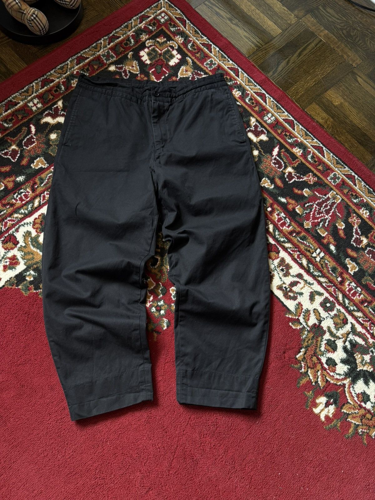 Comme des Garcons COMME DES GARCONS HOMME DEUX Black Chino Pants Black Size S Size US 28 / EU 44 - 2 Thumbnail