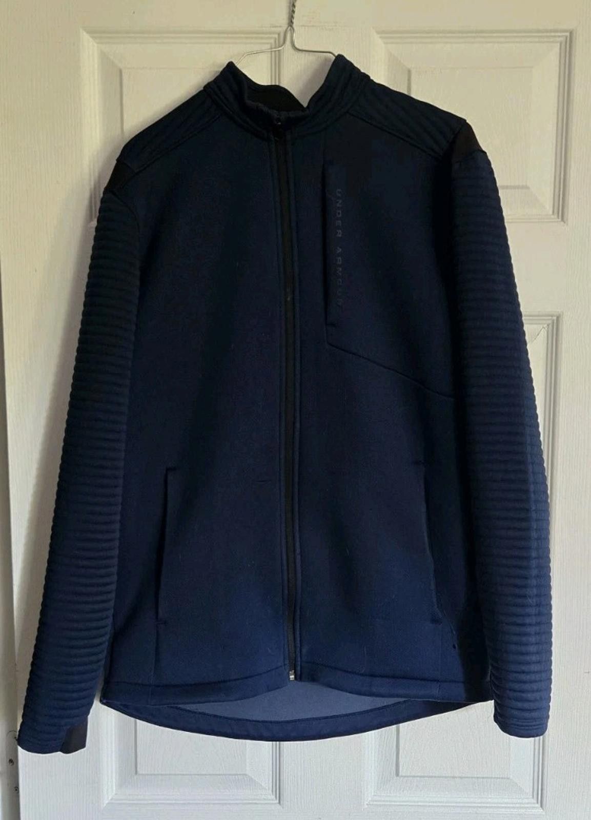 Under Armour Under Armour Storm Daytona Full Zip Golf Cold Gear Blue Size US M / EU 48-50 / 2 - 2 Thumbnail