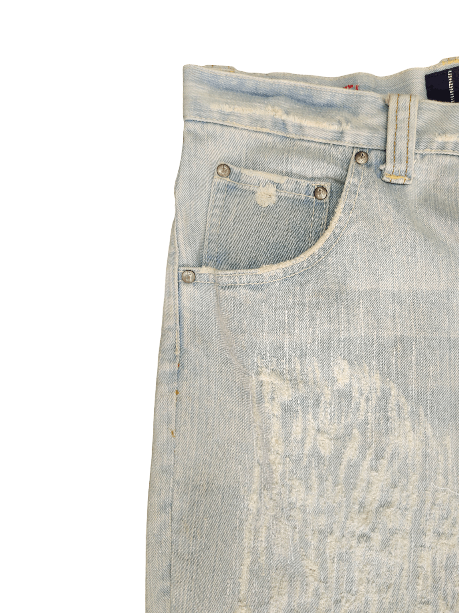 Karl Kani Karl Kani Distreesed Boro Sashiko Wide Leg Denim Baggy Jeans Size US 32 / EU 48 - 5 Thumbnail