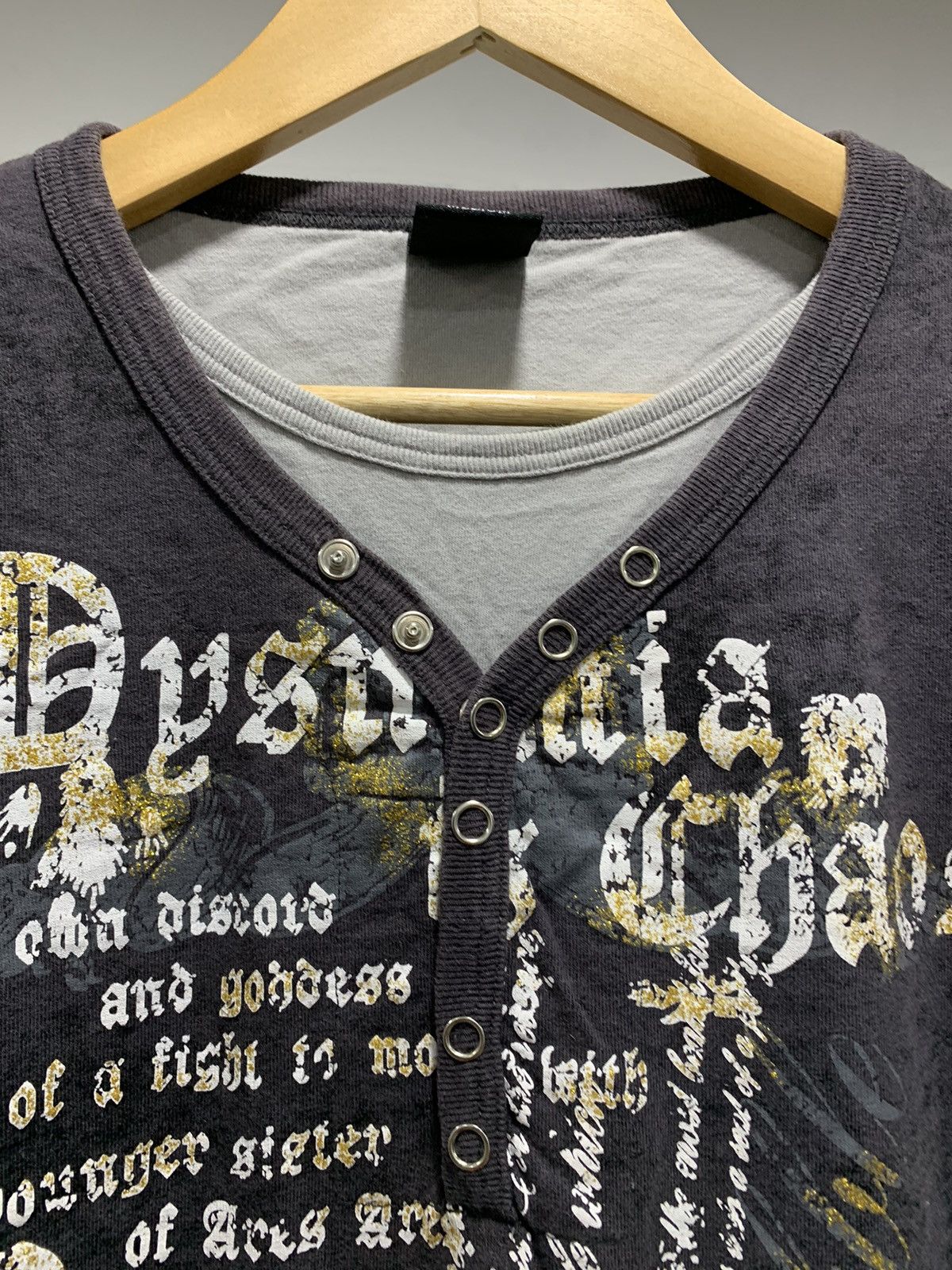 Hysteric Glamour × Japanese Brand × Vintage 💥FINAL DROP💥 Beaumere Poem Wording Ls Size US M / EU 48-50 / 2 - 5 Thumbnail
