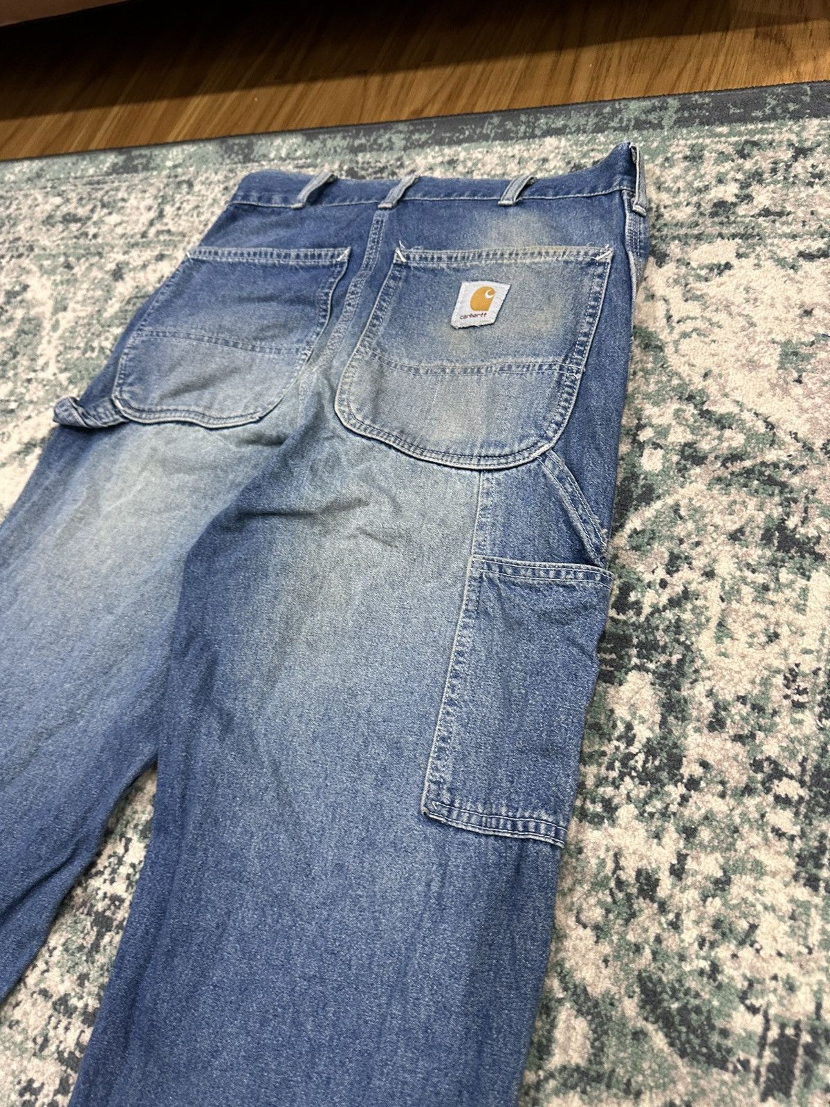 Carhartt Vintage Carhartt Carpenter Denim Baggy Single Knee Work Pant Size US 29 - 6 Thumbnail